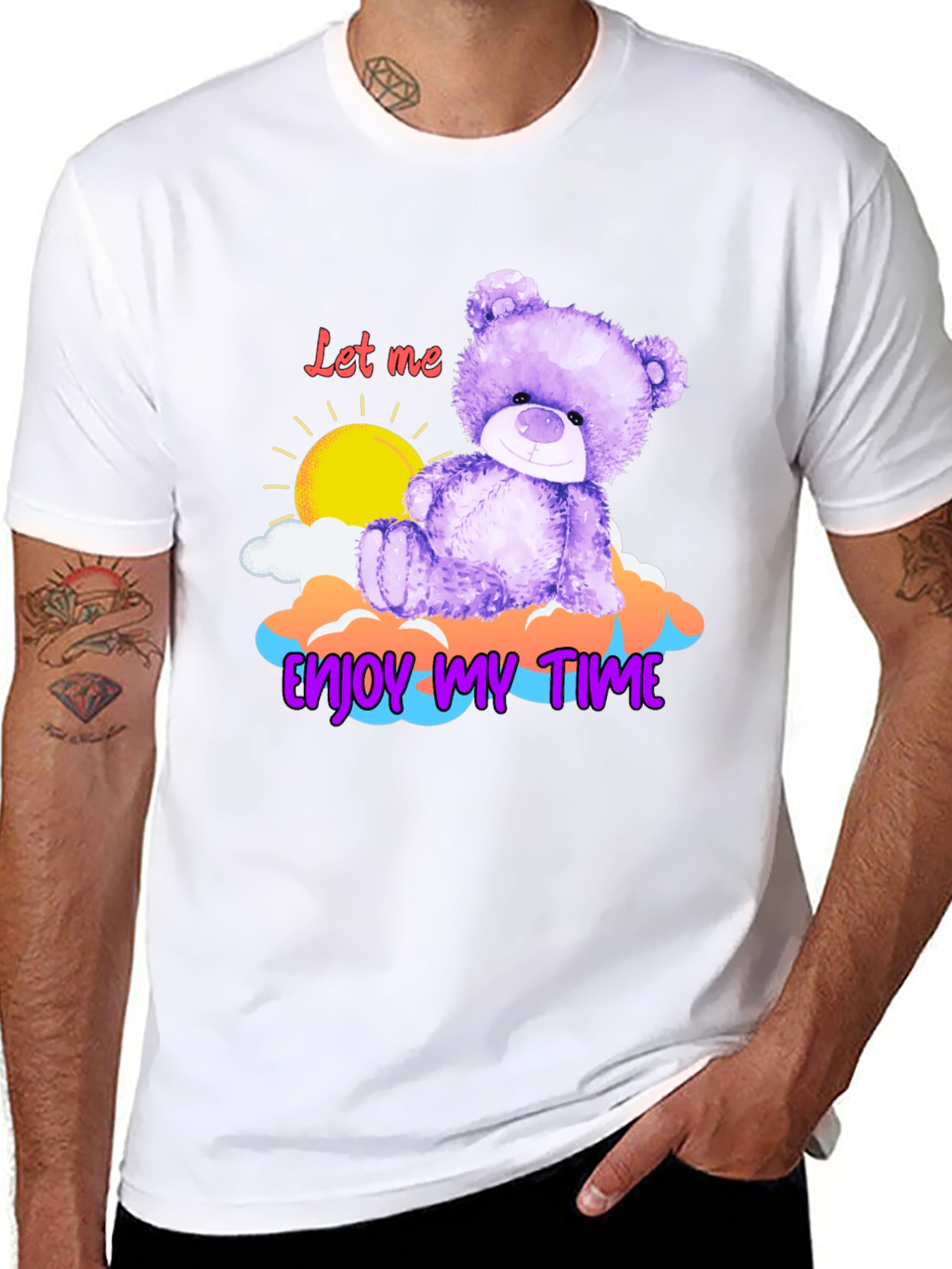 Enjoy My Time Teddy Bear T-Shirt