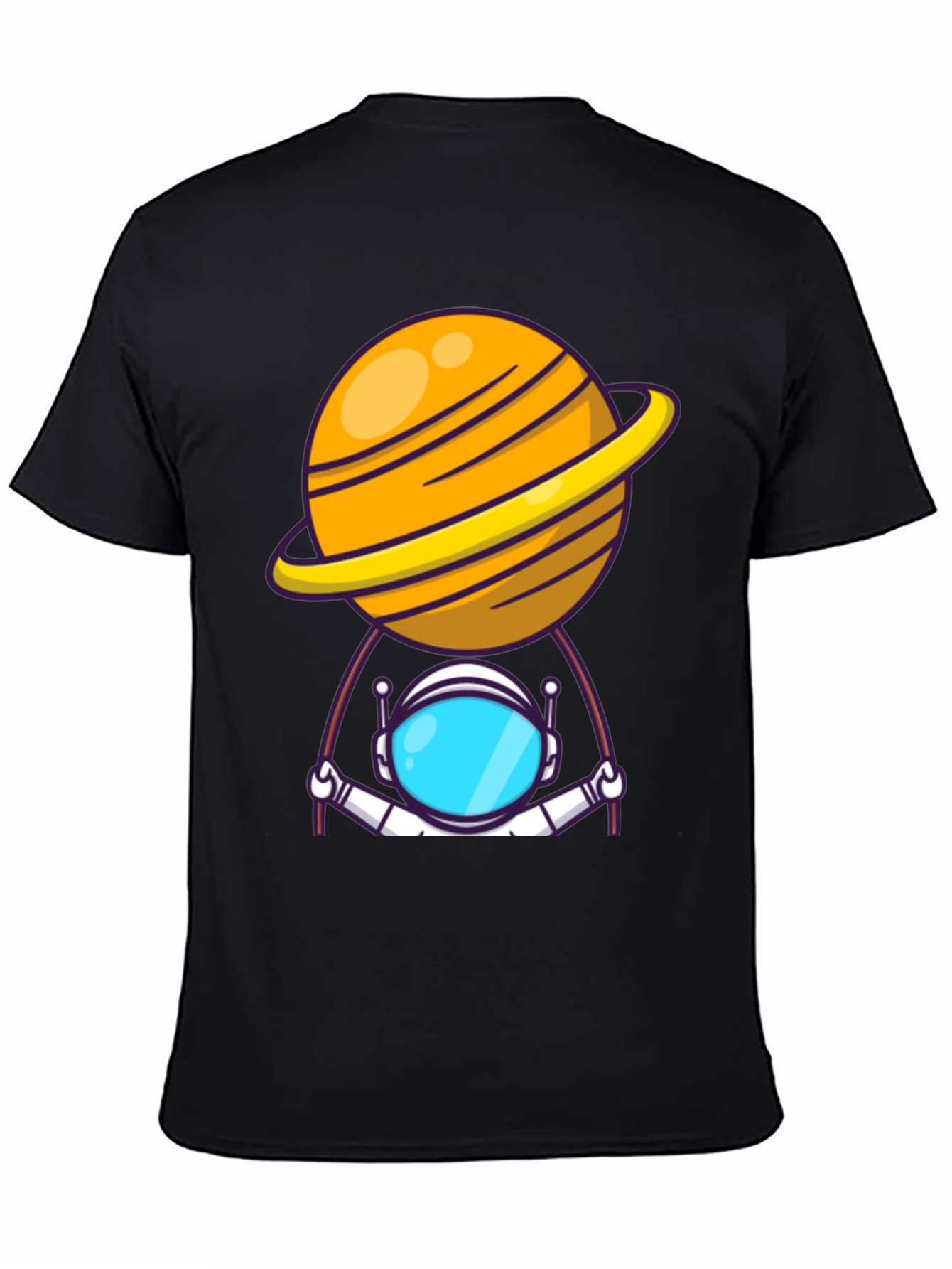 Astronaut Planet T-Shirt - Outer Space Graphic Tee