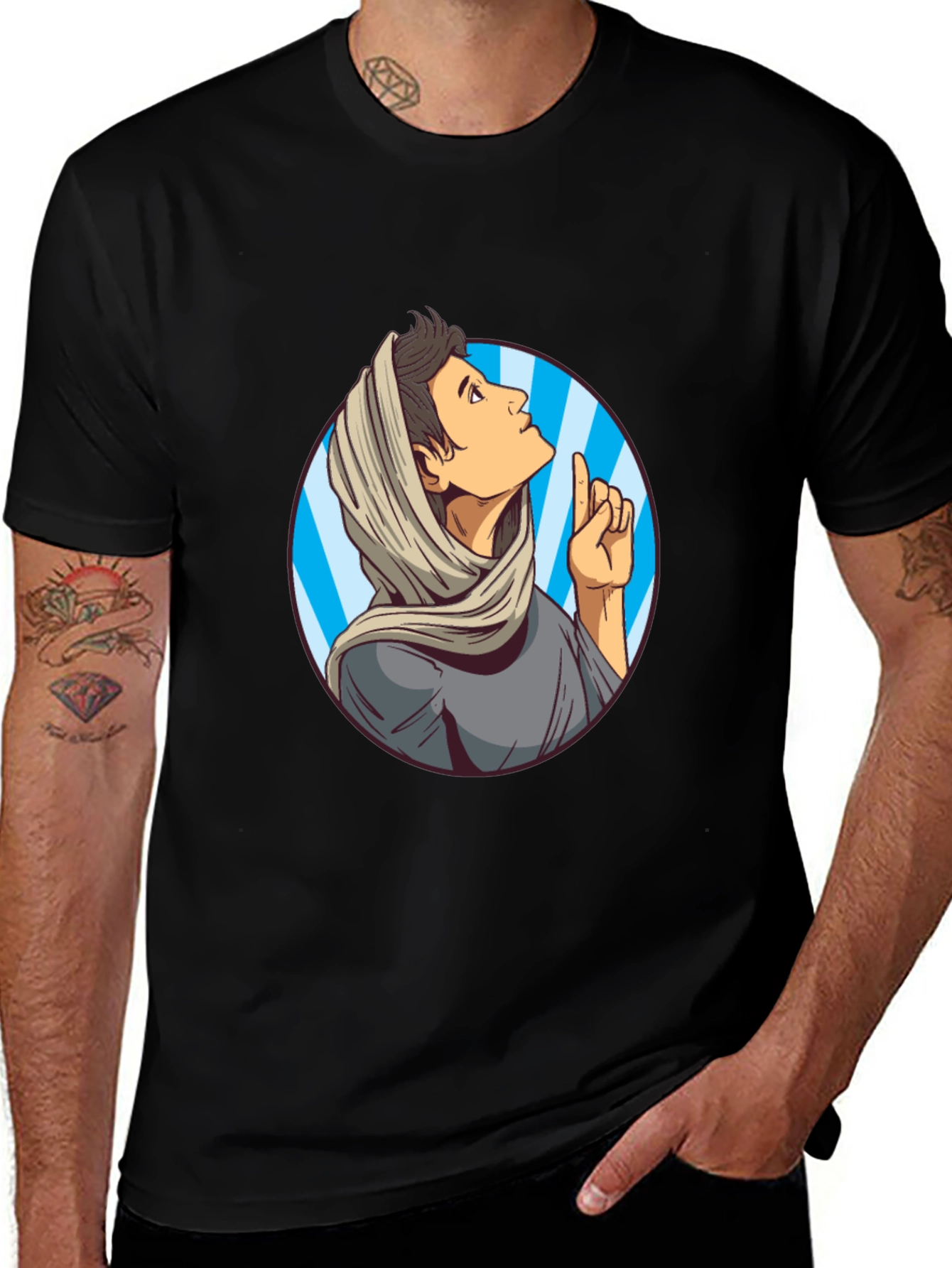 Cartoon Man T-Shirt