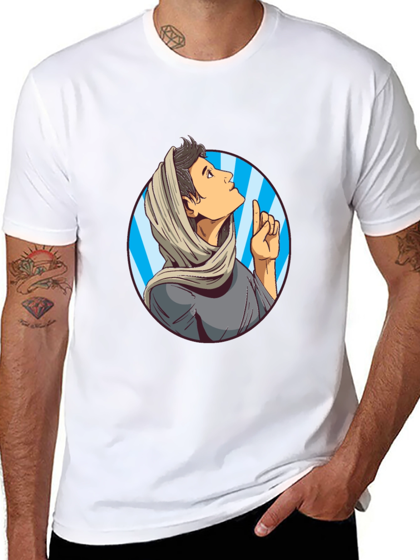 Cartoon Man T-Shirt