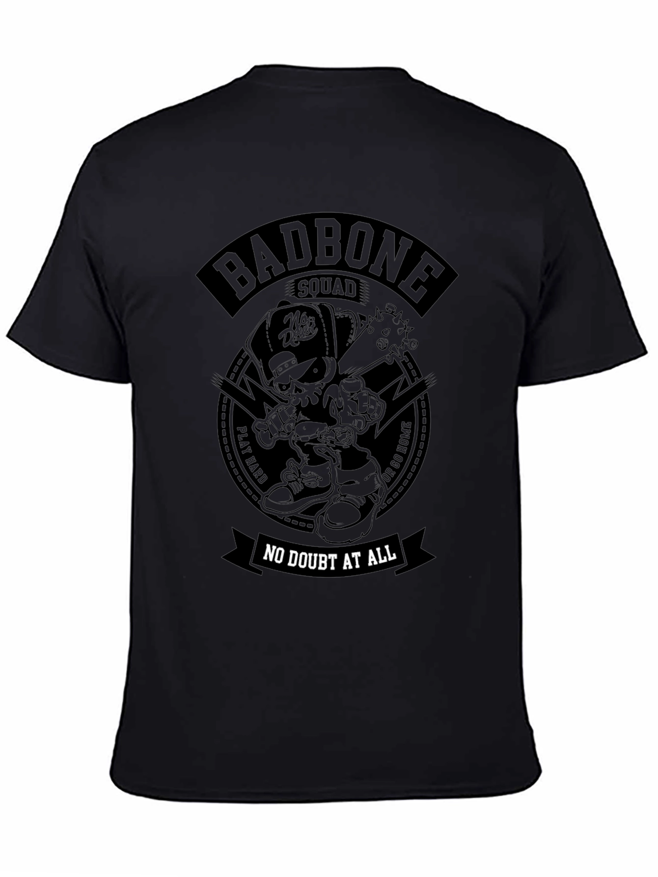 Badbone Squad T-Shirt - Skull Graphic Tee