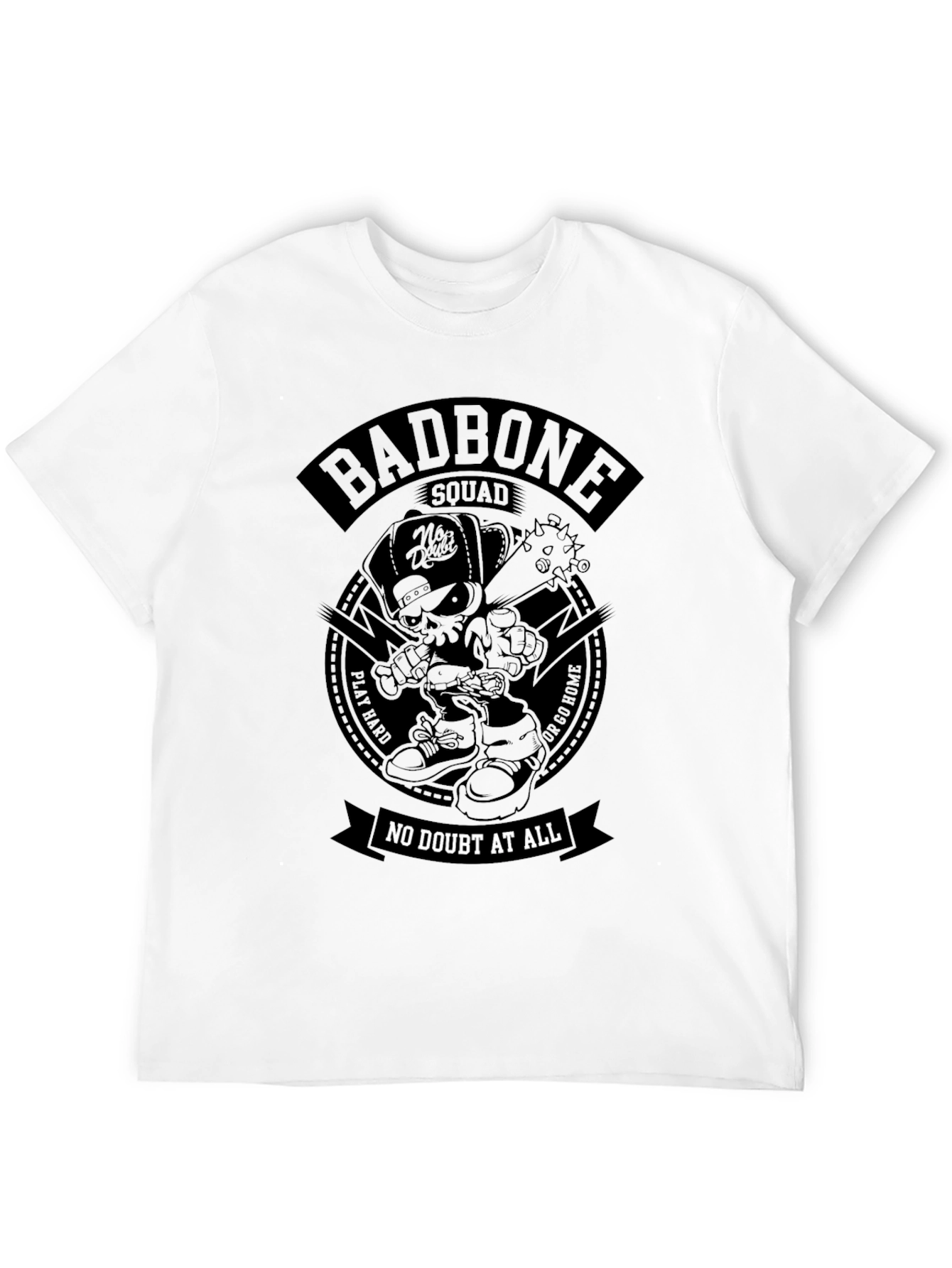 Badbone Squad T-Shirt - Skull Graphic Tee