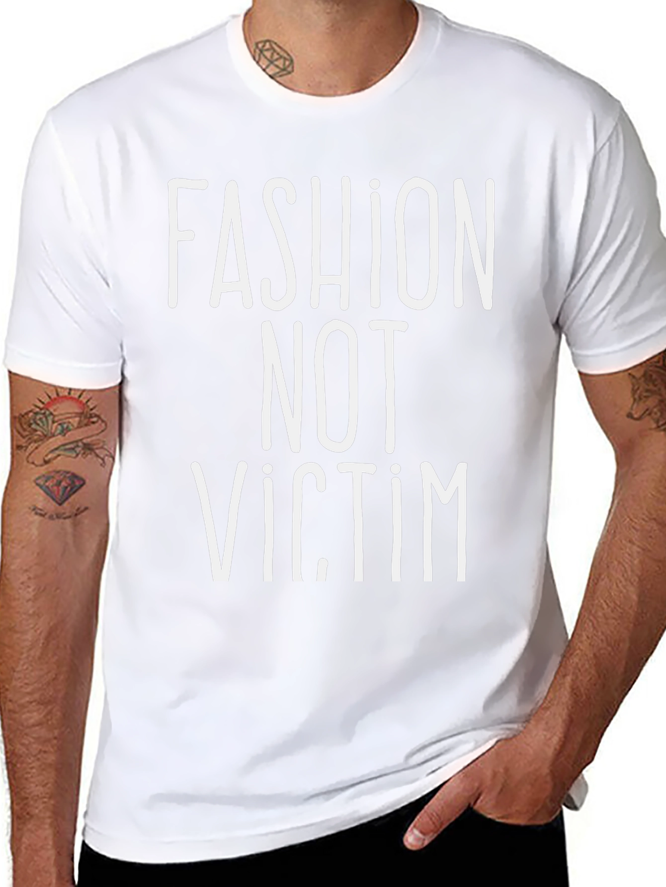 Fashion Not Victim Graphic Tee