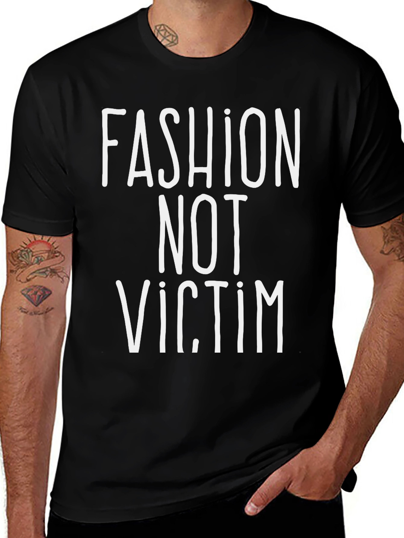 Fashion Not Victim Graphic Tee
