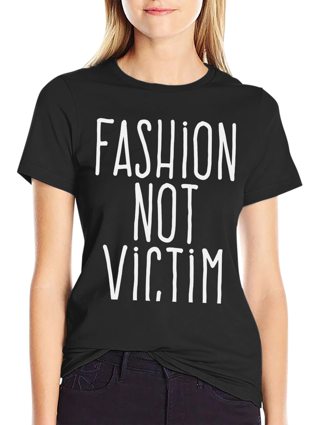 Fashion Not Victim Graphic Tee