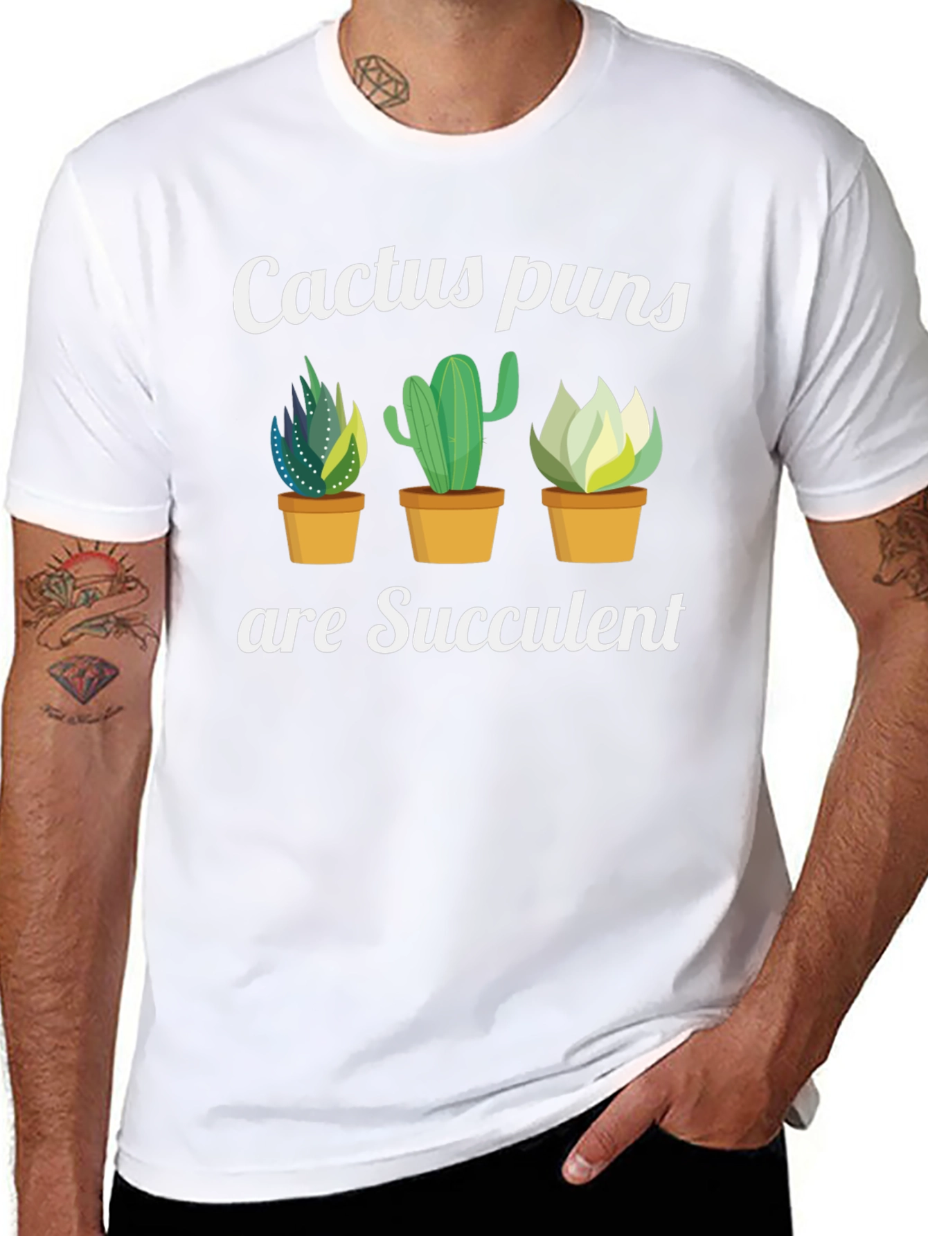 Succulent Humor Graphic T-Shirt