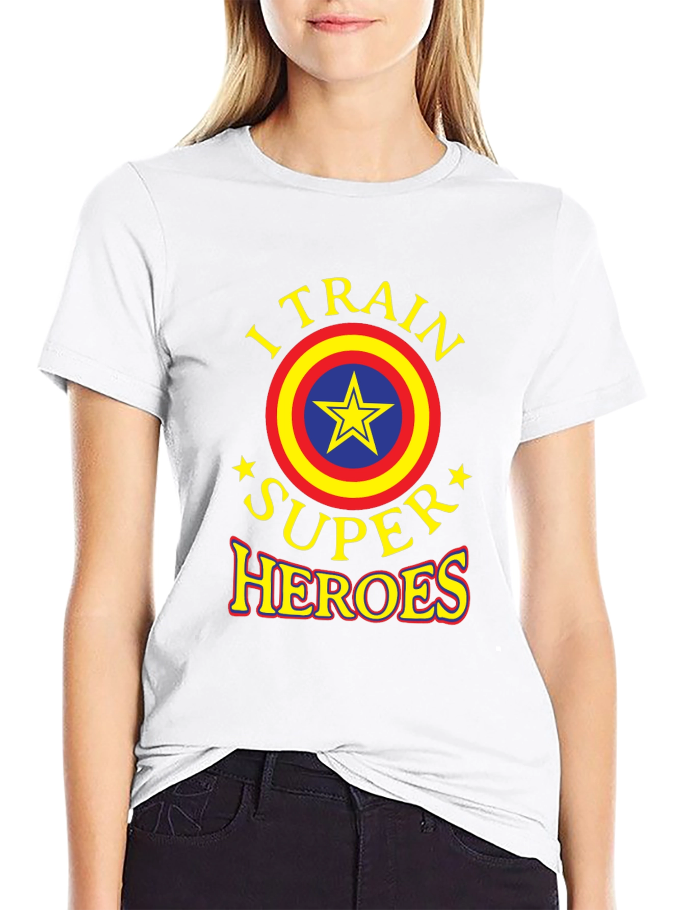 I Train Super Heroes Graphic T-Shirt