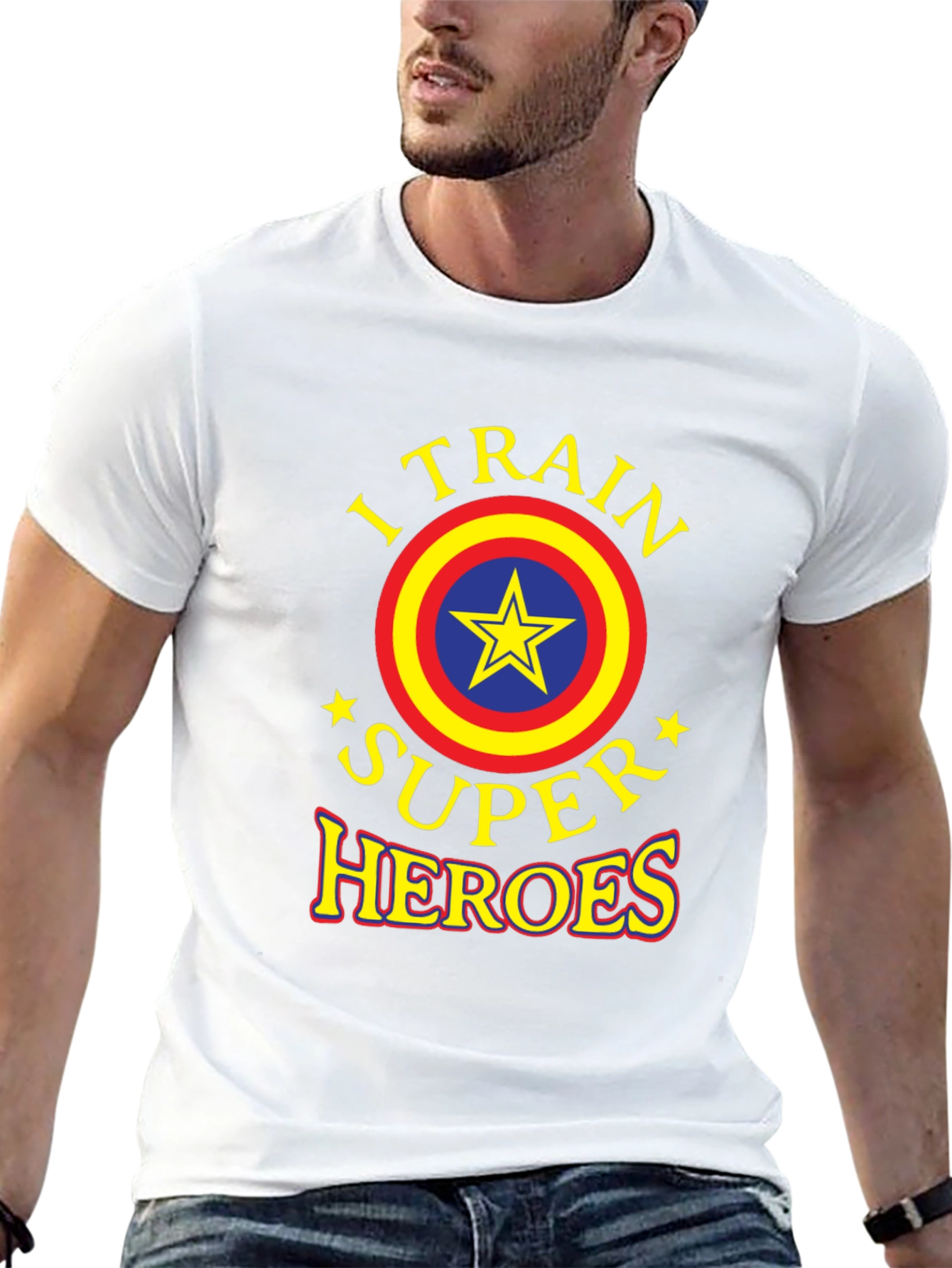 I Train Super Heroes Graphic T-Shirt
