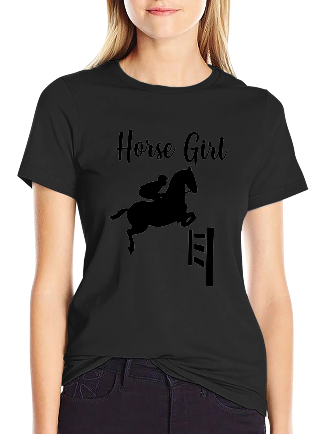 Horse Girl T-Shirt - Equestrian Rider Tee