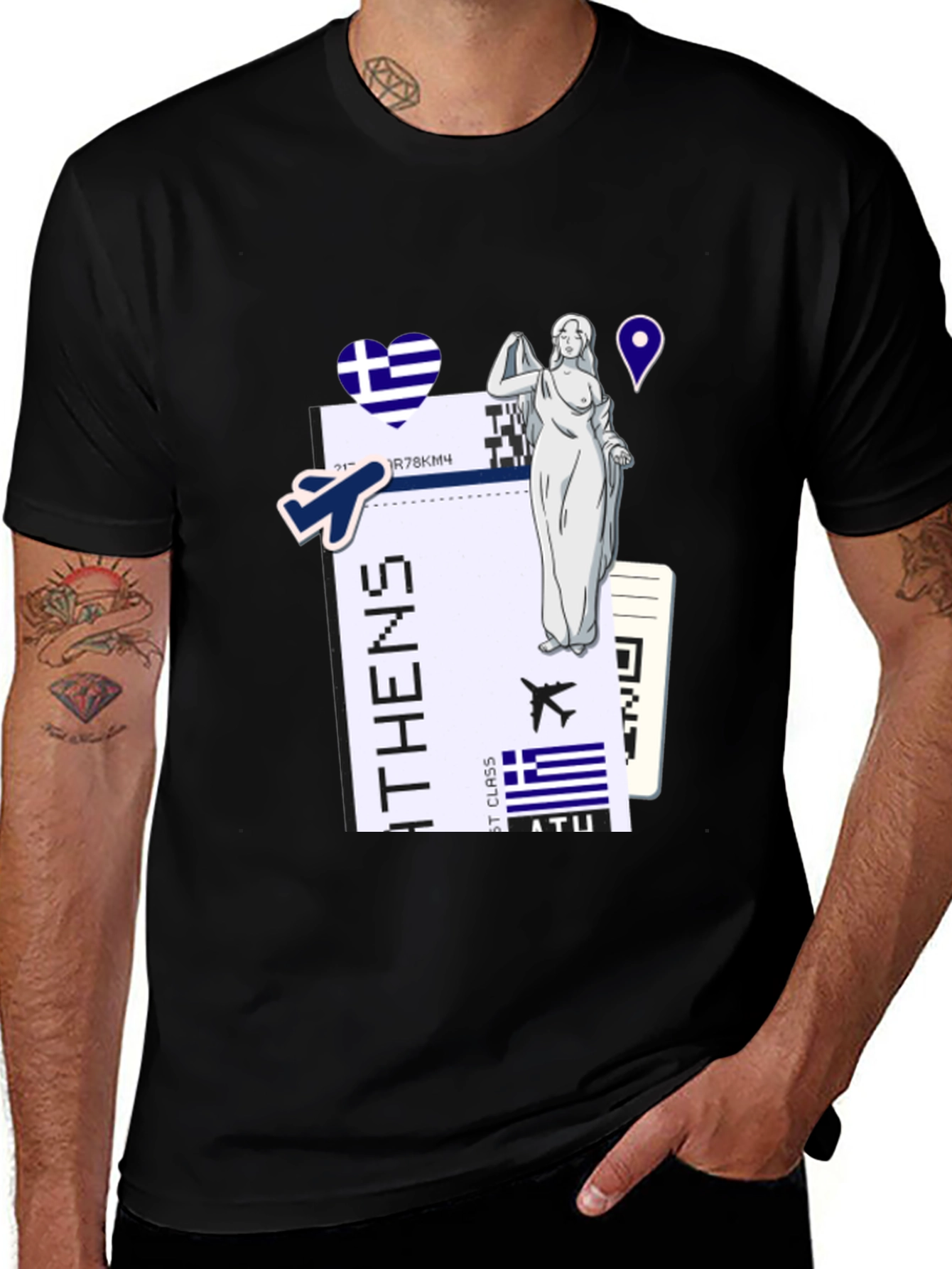 Athens Travel T-Shirt - Greece Souvenir Tee
