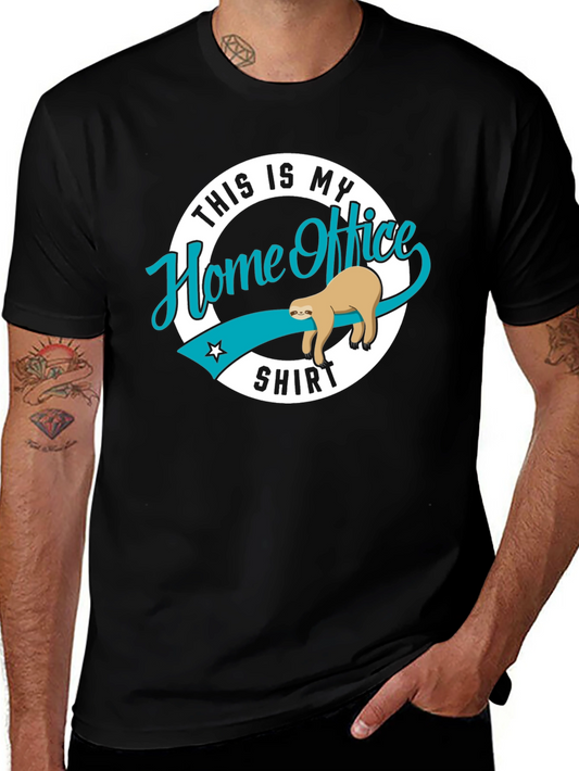 Home Office Sloth T-Shirt - Funny Work From Home Tee