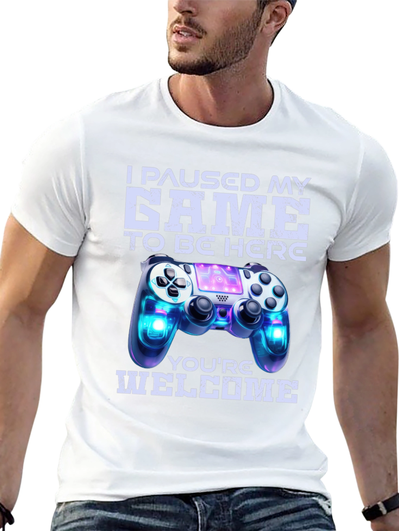 Gamer T-Shirt: I Paused My Game For This!
