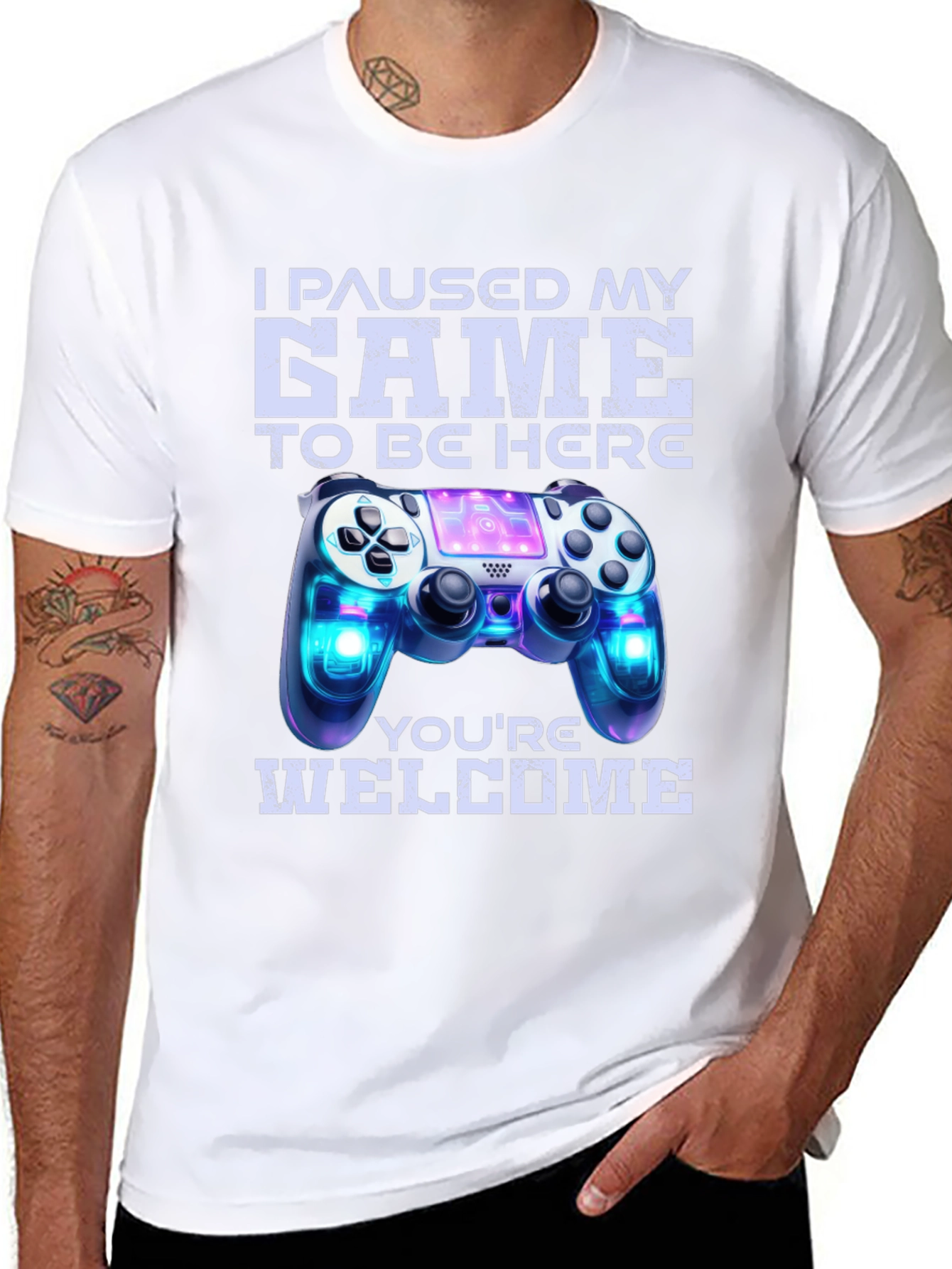 Gamer T-Shirt: I Paused My Game For This!