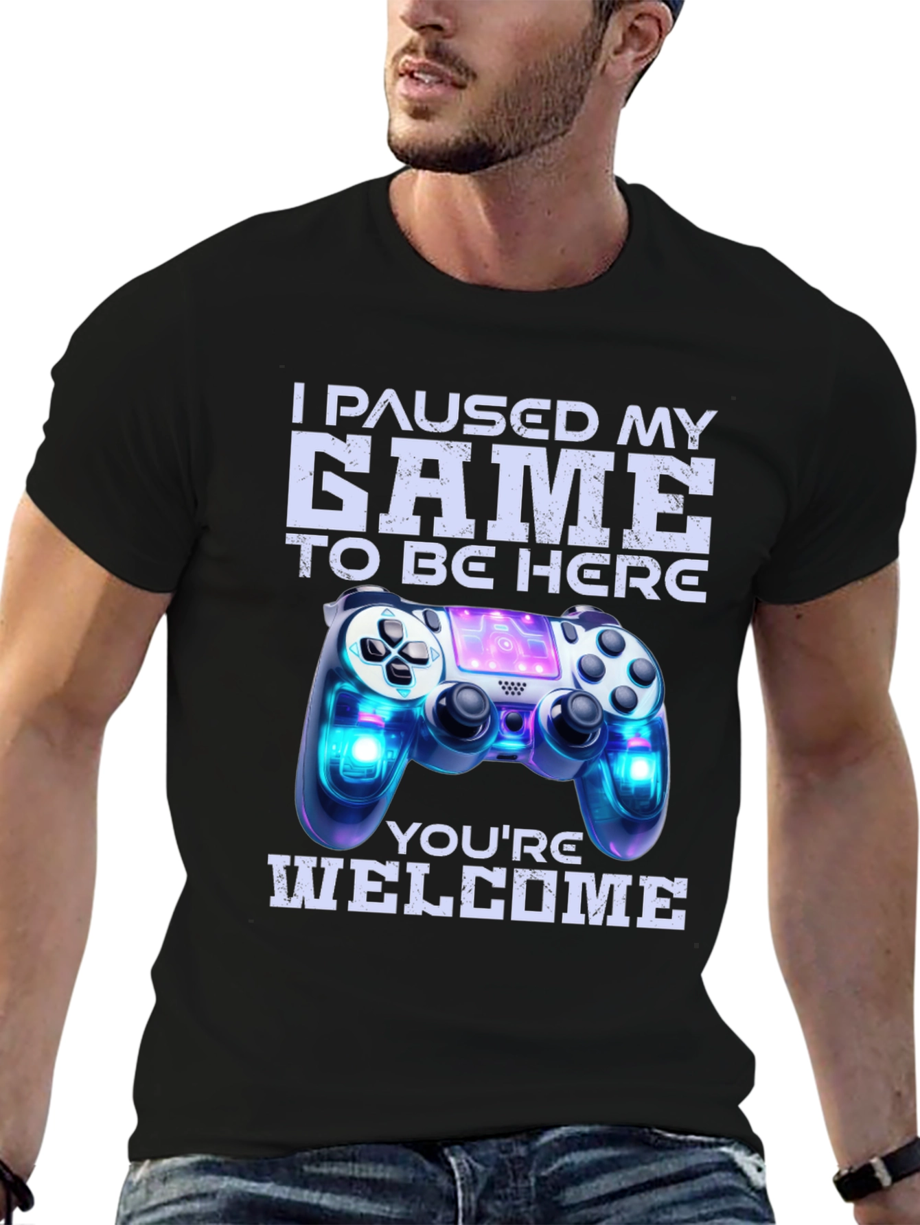 Gamer T-Shirt: I Paused My Game For This!