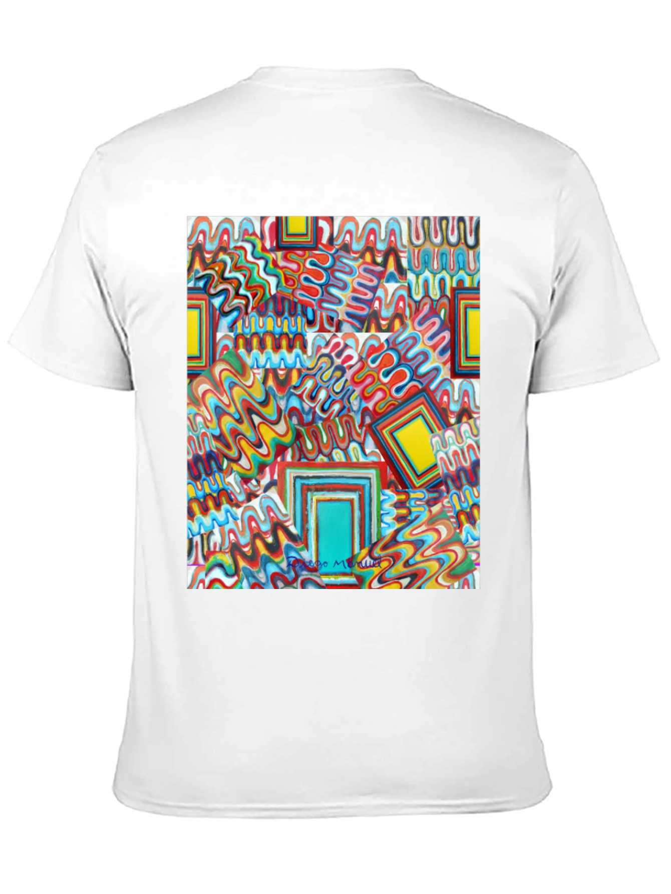 Abstract Art Print Tee - Bold & Unique Design