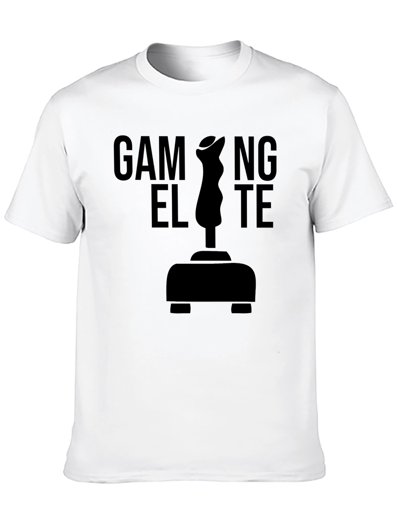 Gaming Elite T-Shirt - Black Joystick Design