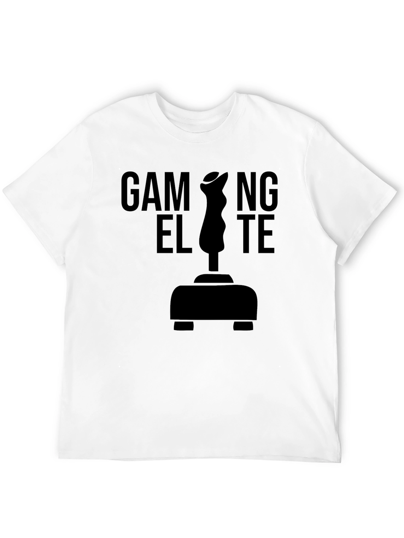 Gaming Elite T-Shirt - Black Joystick Design