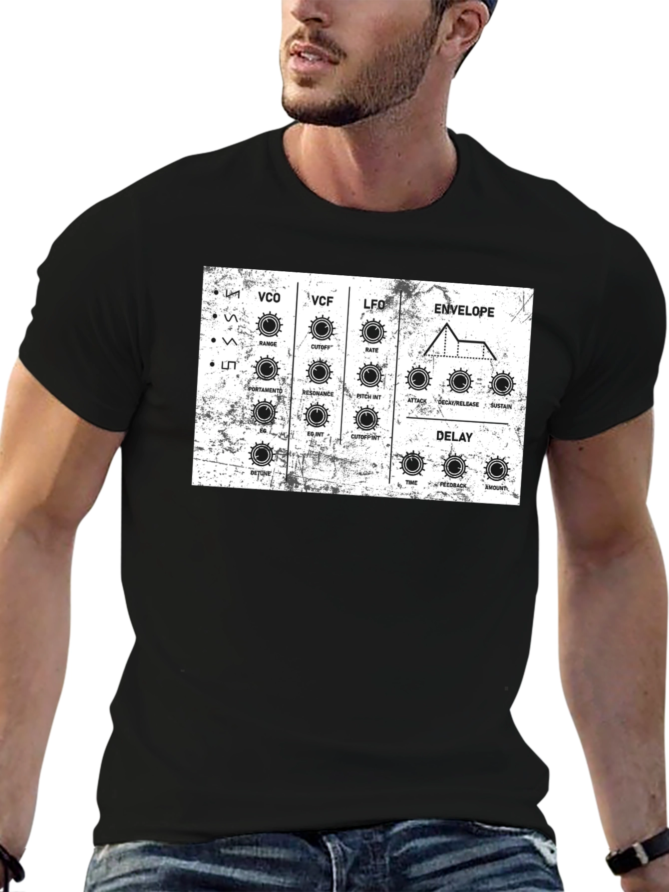 Synthesizer Module Graphic Tee - Musician T-Shirt