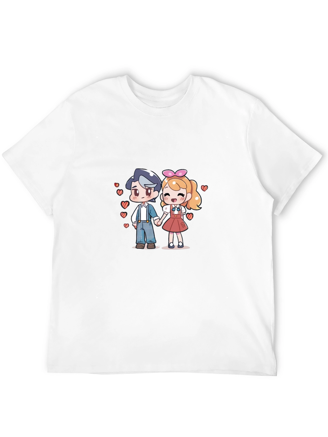 Anime Love T-Shirt - Cute Couple Tee