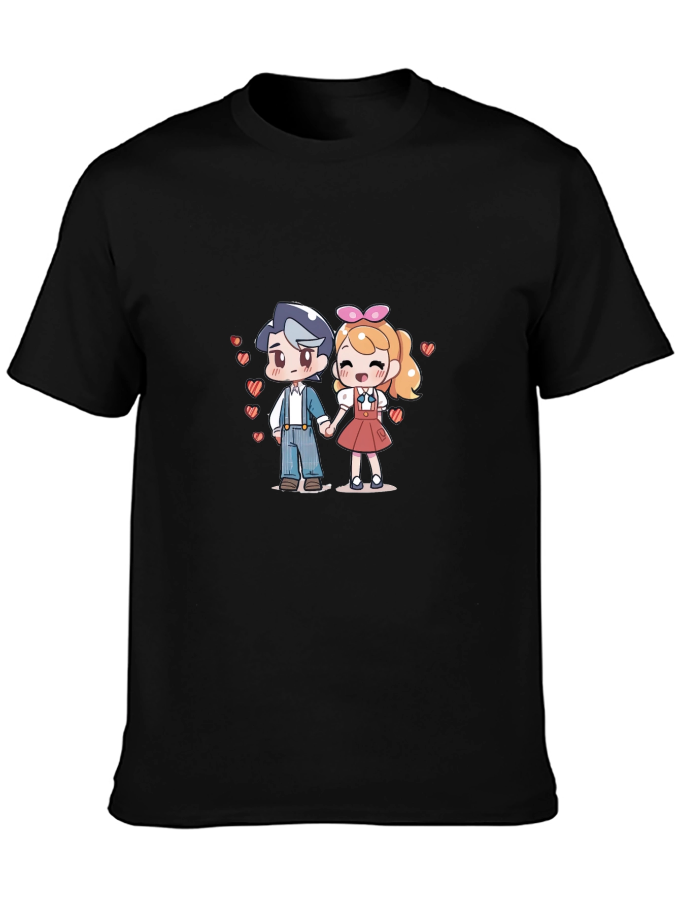 Anime Love T-Shirt - Cute Couple Tee