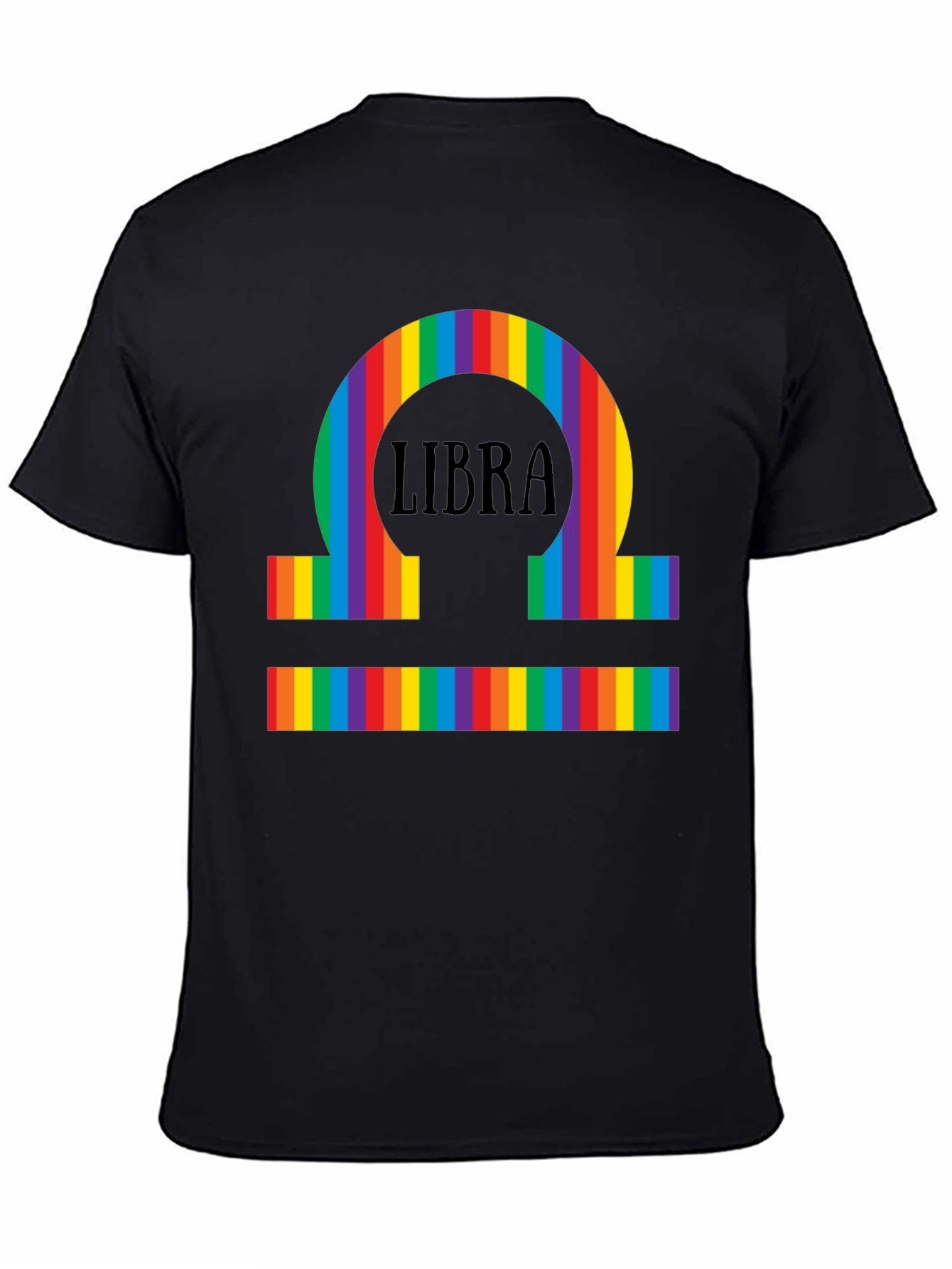 Libra Rainbow Pride T-Shirt - Zodiac Sign Tee