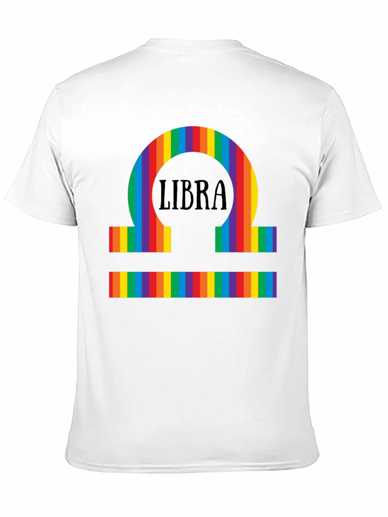 Libra Rainbow Pride T-Shirt - Zodiac Sign Tee