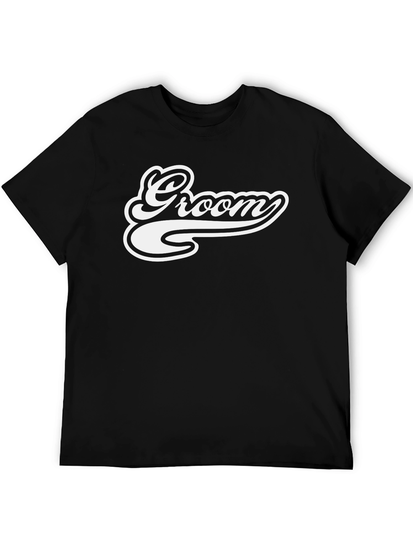 Groom T-Shirt - Black Wedding Tee