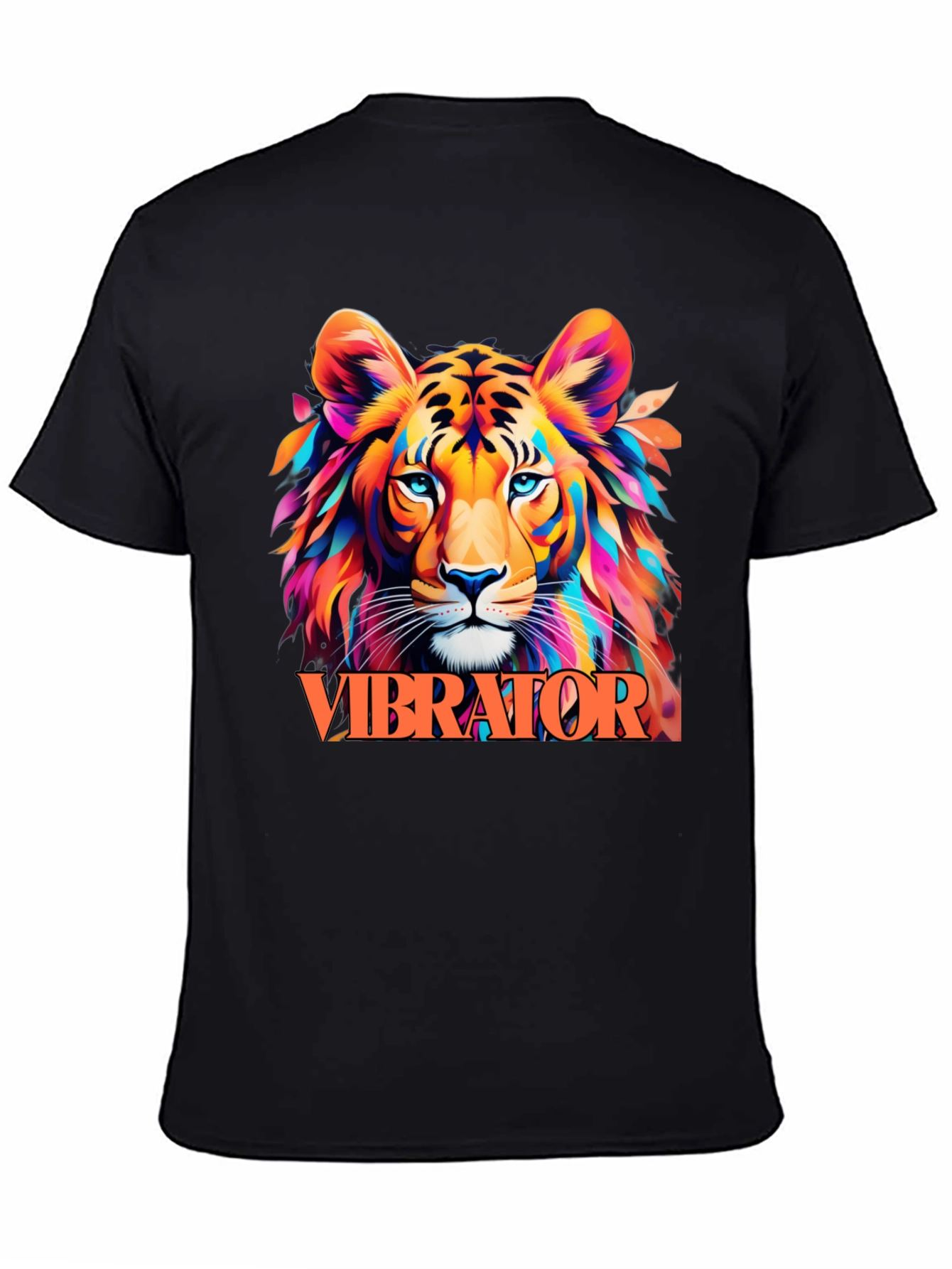 Vibrator Tiger Graphic Tee - Vibrant & Bold!