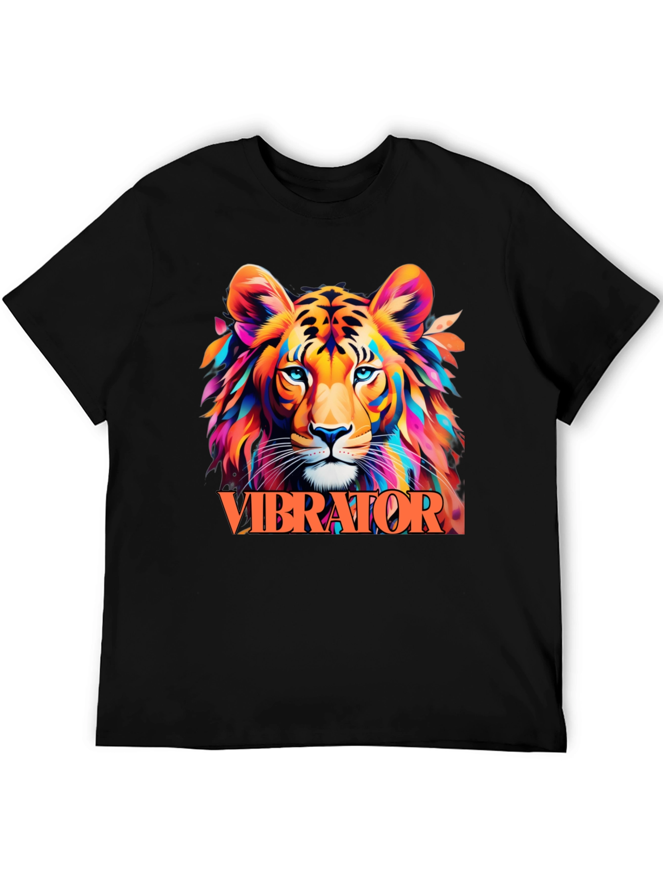 Vibrator Tiger Graphic Tee - Vibrant & Bold!