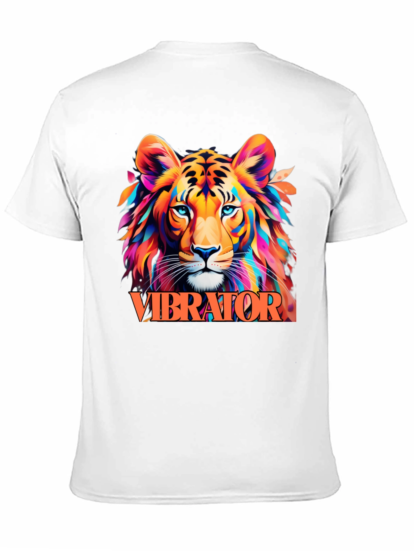 Vibrator Tiger Graphic Tee - Vibrant & Bold!