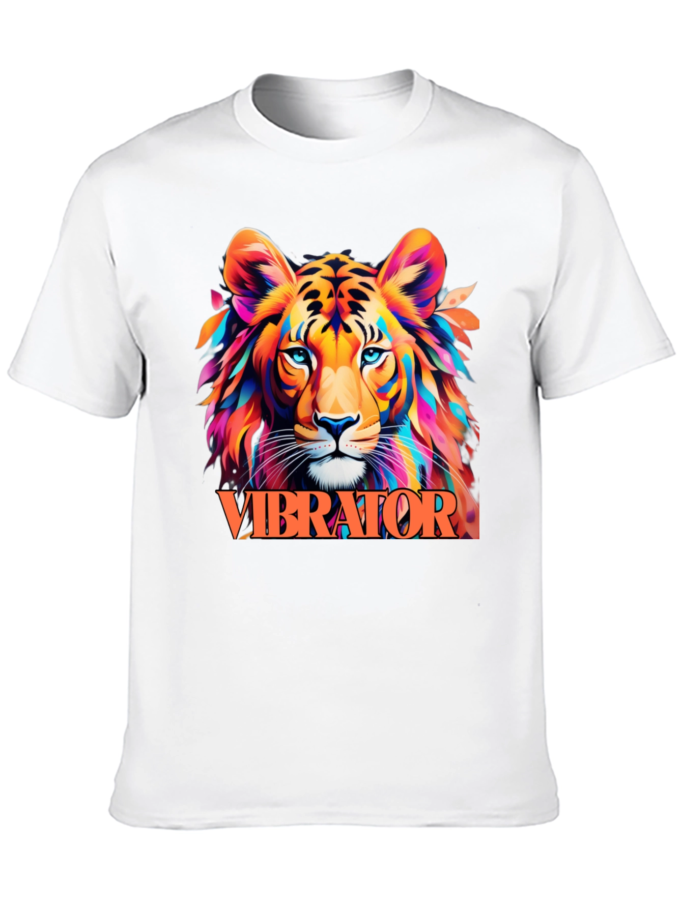 Vibrator Tiger Graphic Tee - Vibrant & Bold!