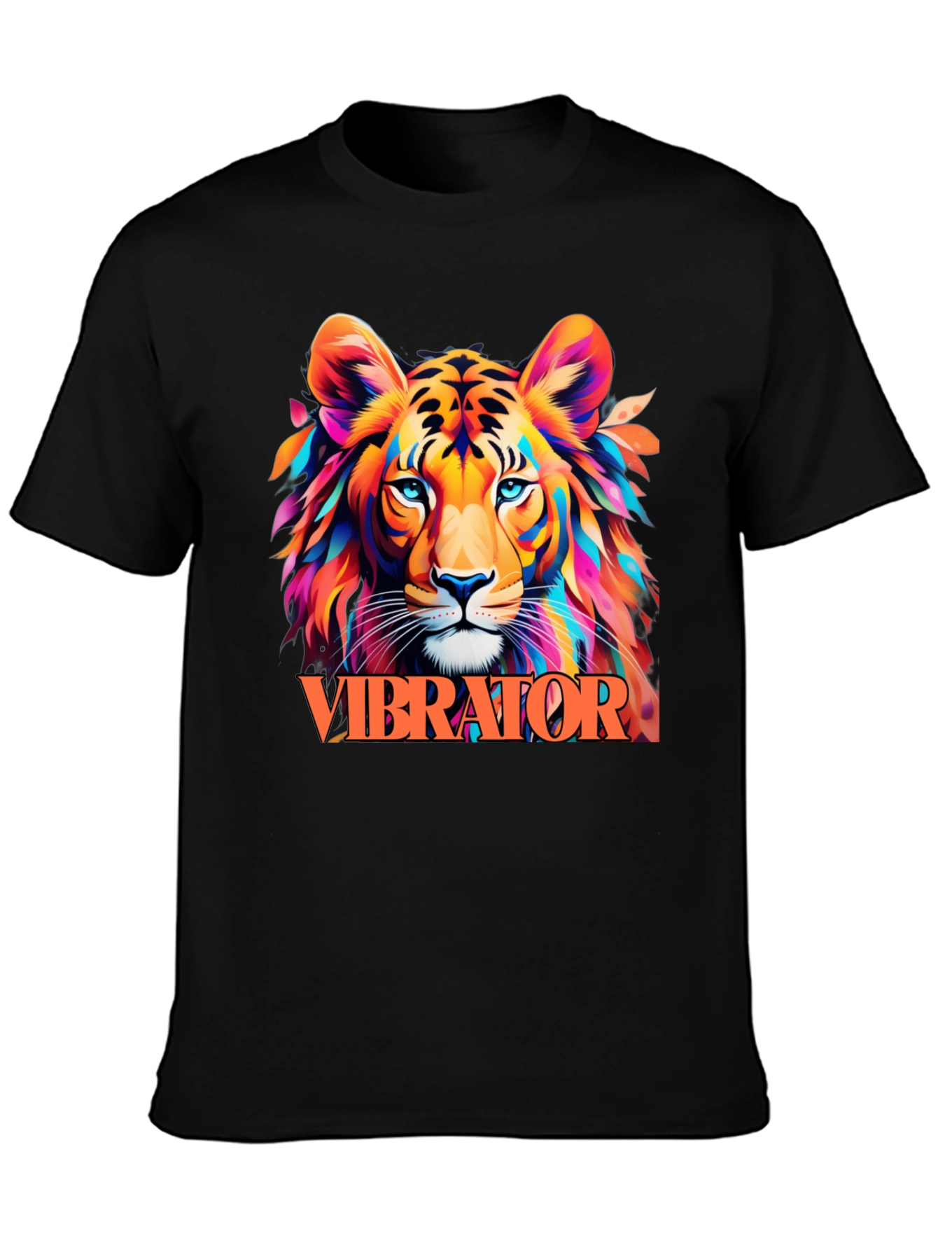 Vibrator Tiger Graphic Tee - Vibrant & Bold!