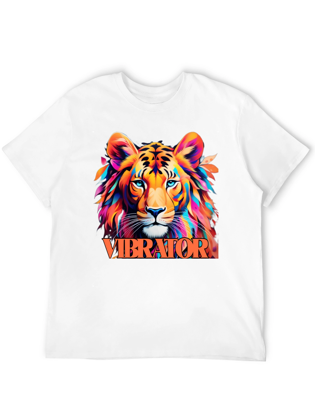 Vibrator Tiger Graphic Tee - Vibrant & Bold!