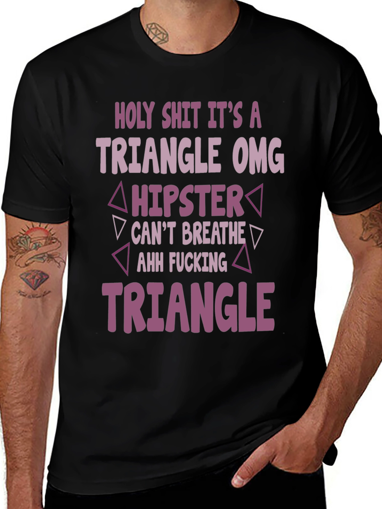 Triangle OMG Graphic Tee