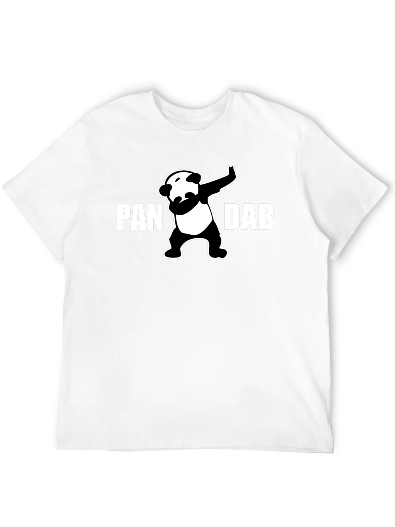 Panda Dab Graphic T-Shirt - Black Crew Neck Tee
