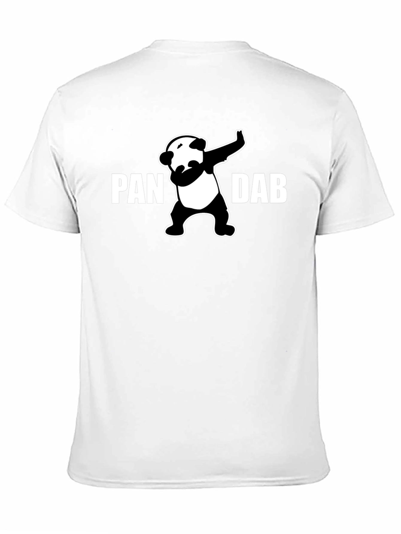 Panda Dab Graphic T-Shirt - Black Crew Neck Tee