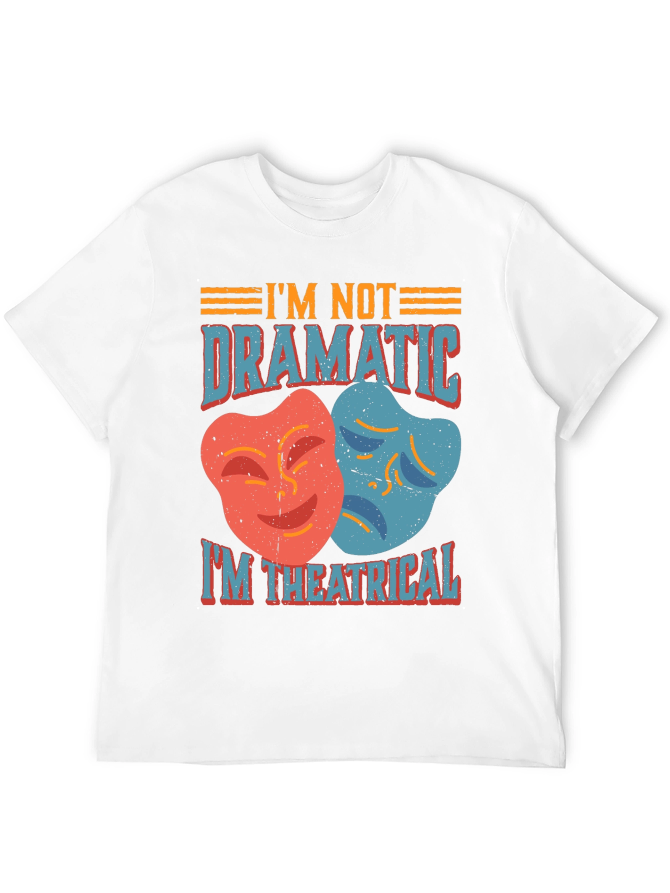 Theatrical T-Shirt - Drama Masks