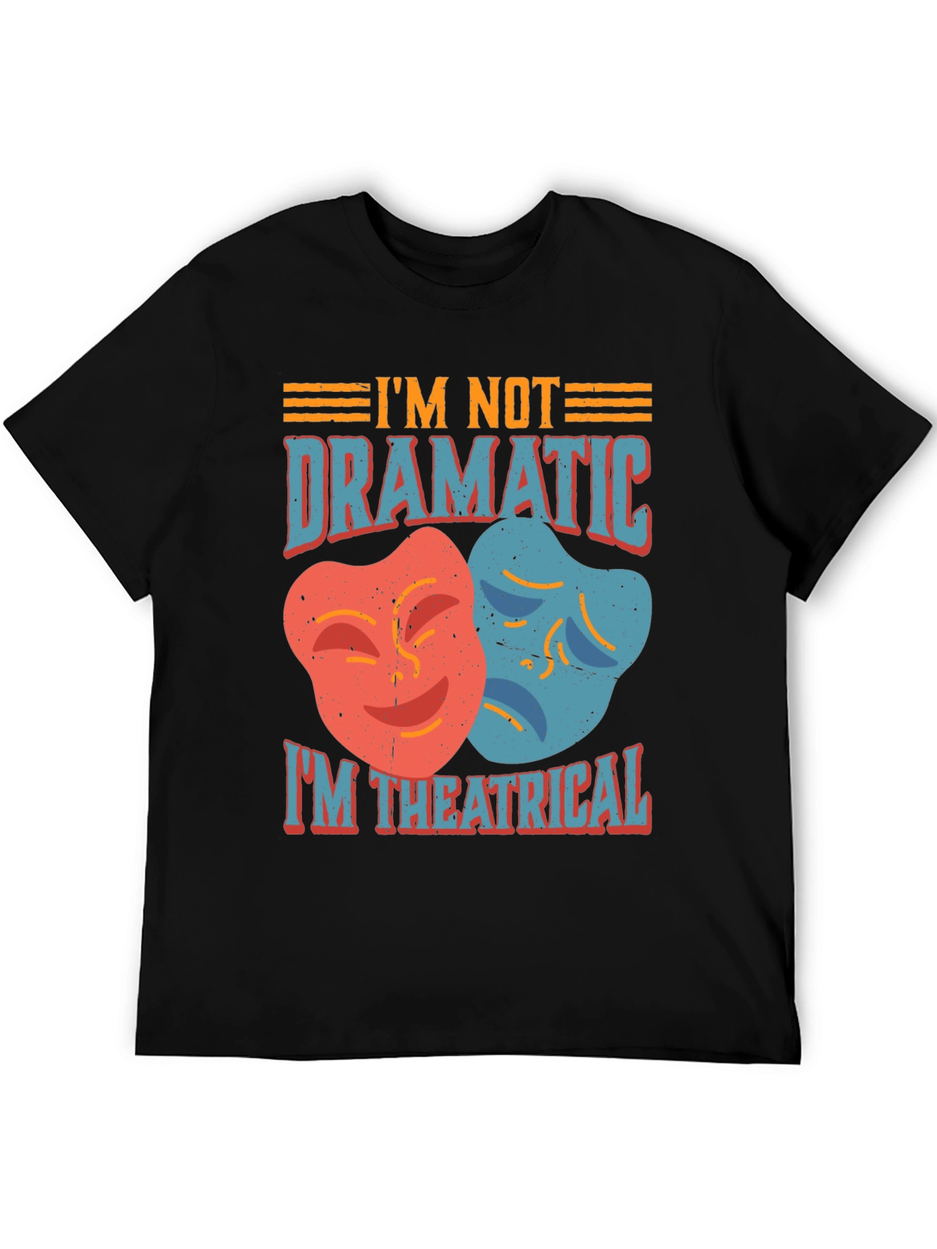 Theatrical T-Shirt - Drama Masks