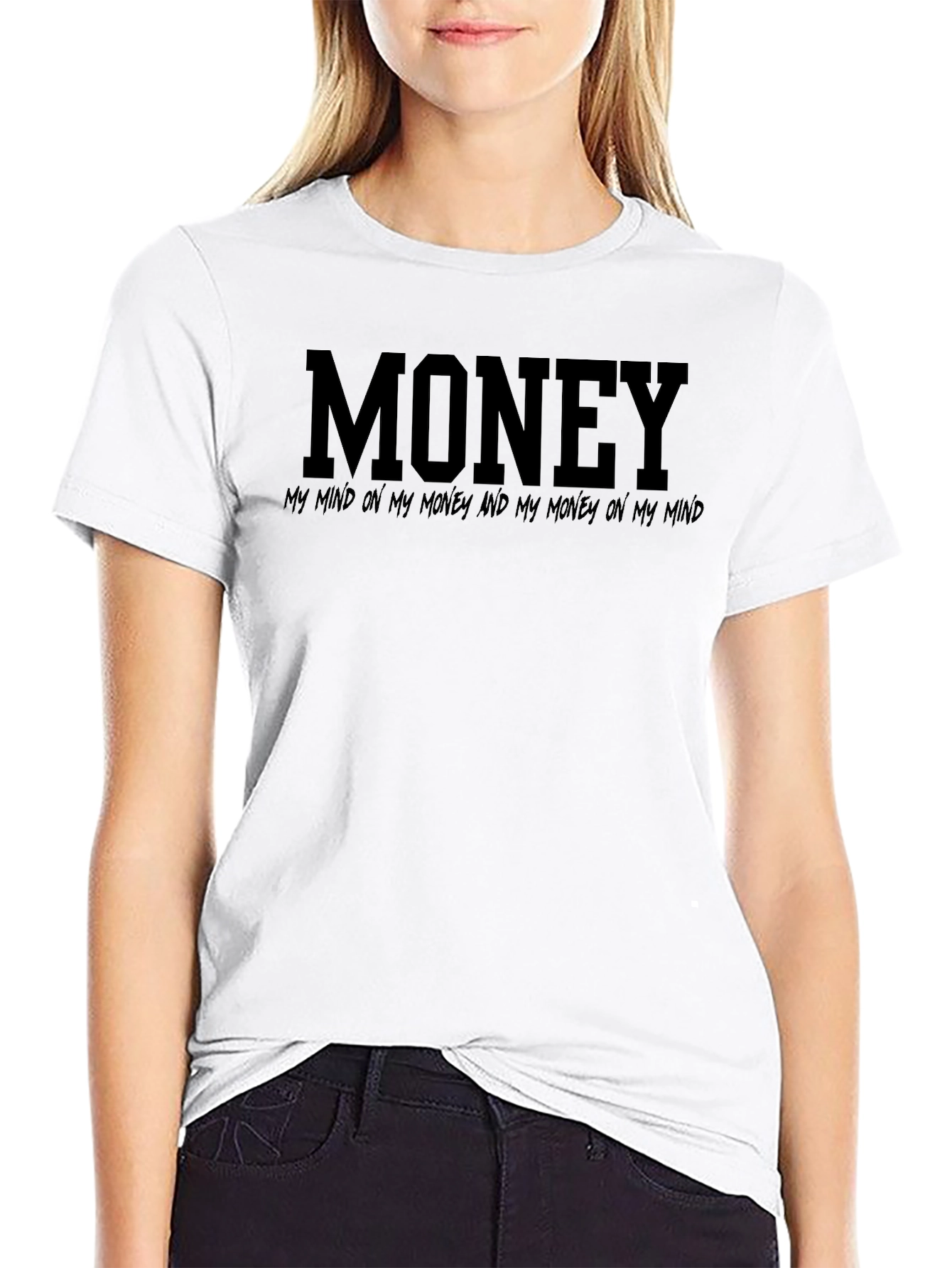 Money Mind T-Shirt - Black