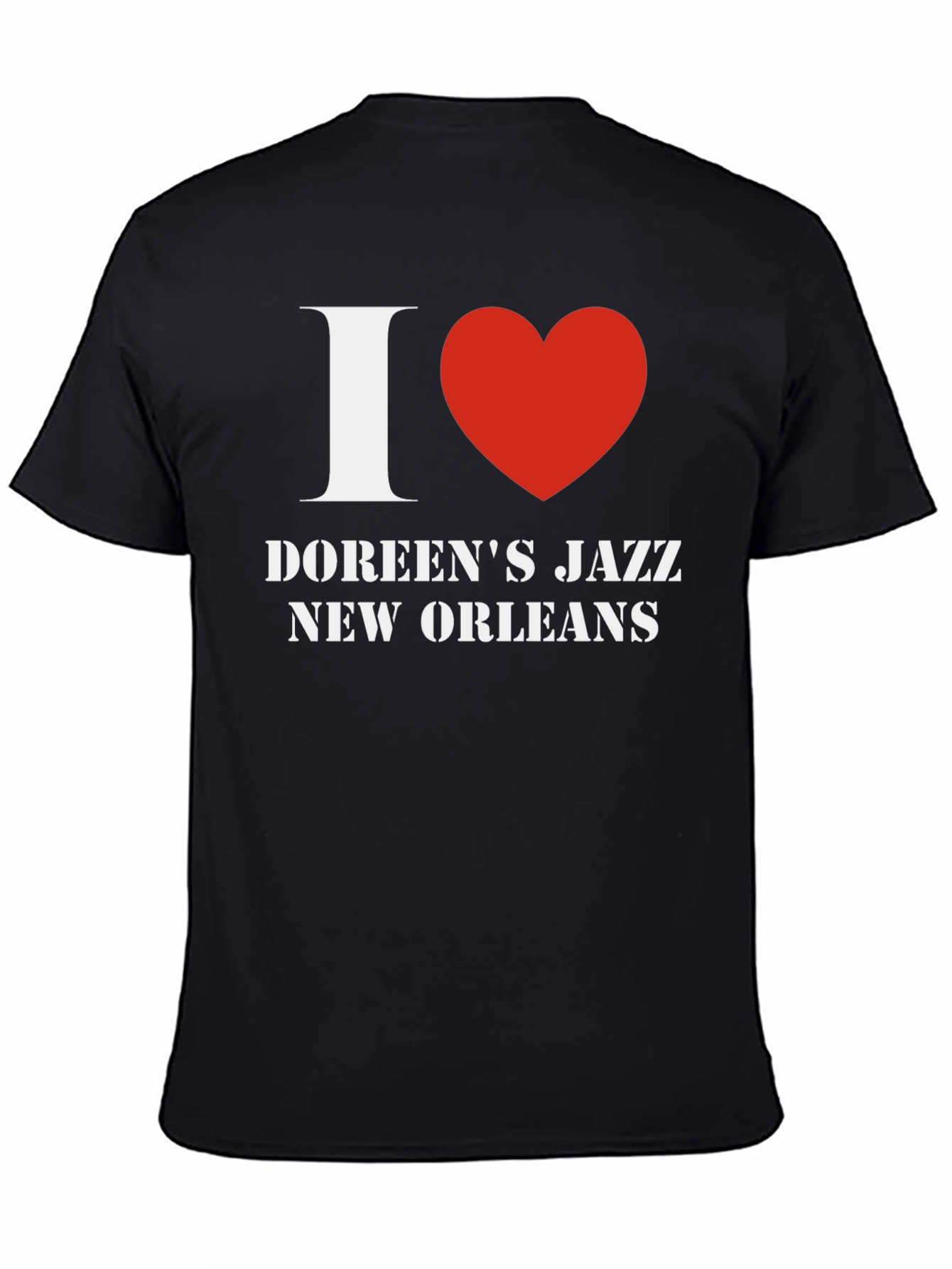 Doreens Jazz New Orleans T-Shirt - Black