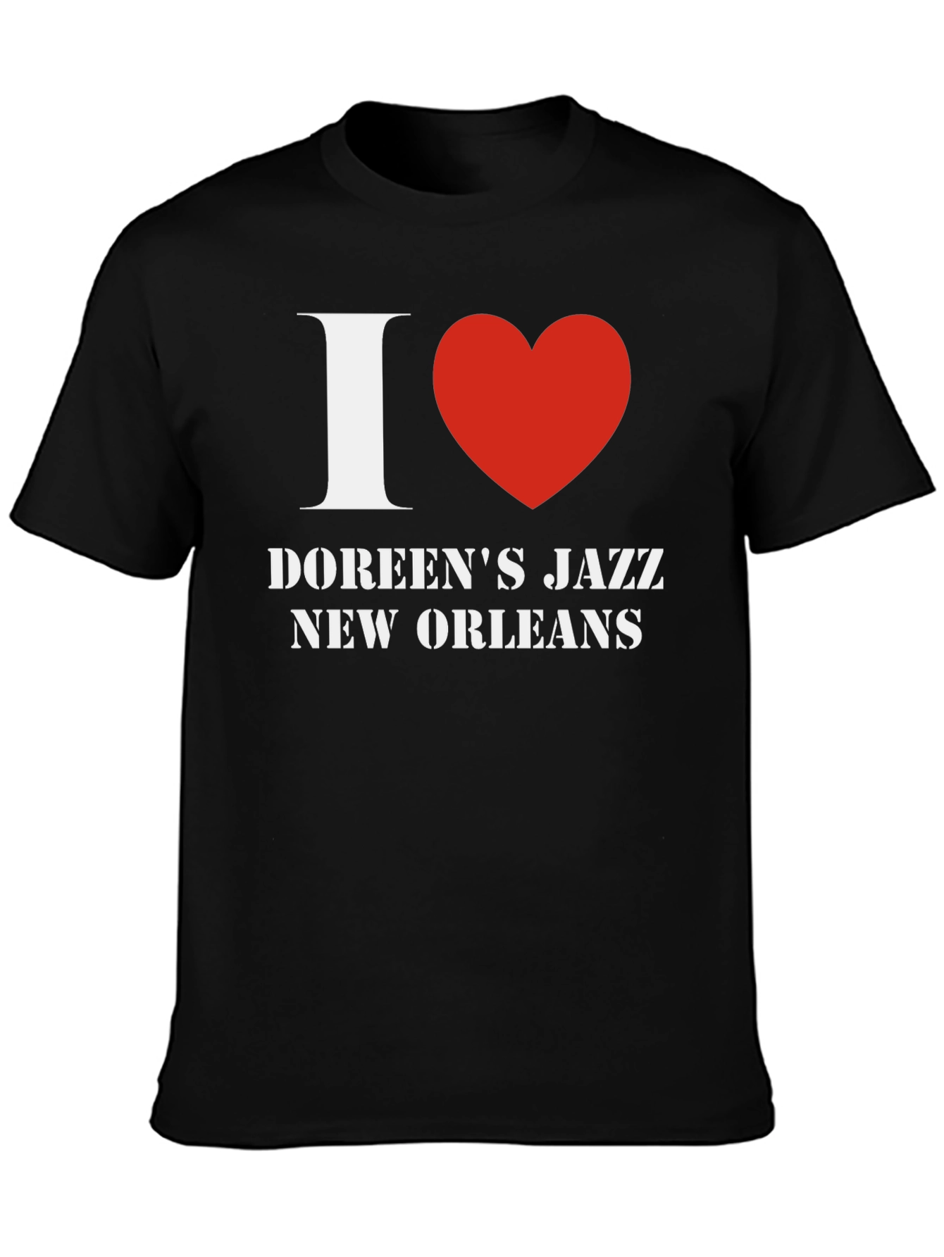 Doreens Jazz New Orleans T-Shirt - Black