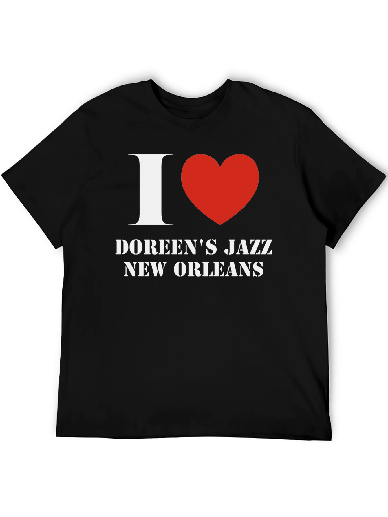 Doreens Jazz New Orleans T-Shirt - Black