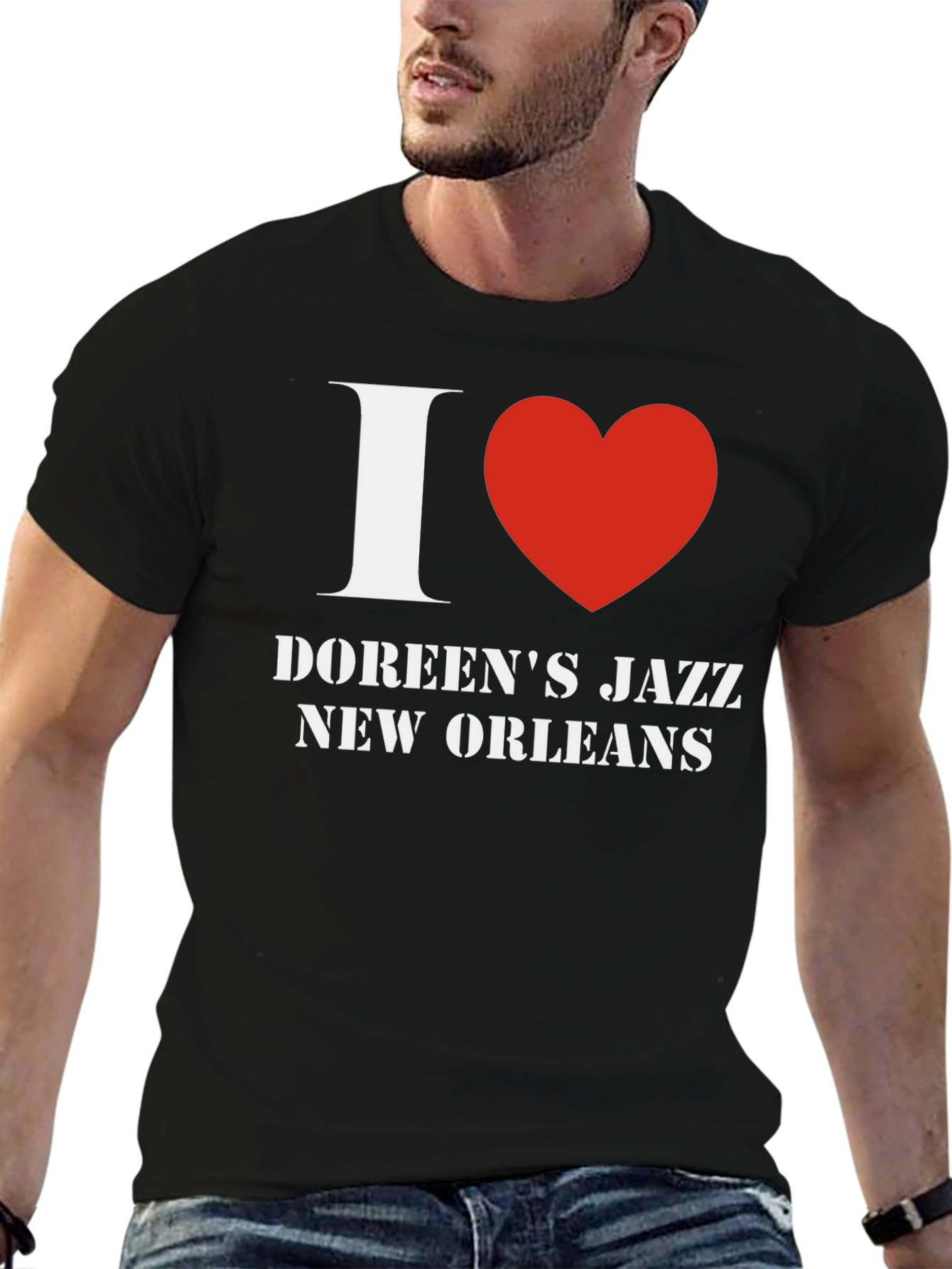 Doreens Jazz New Orleans T-Shirt - Black