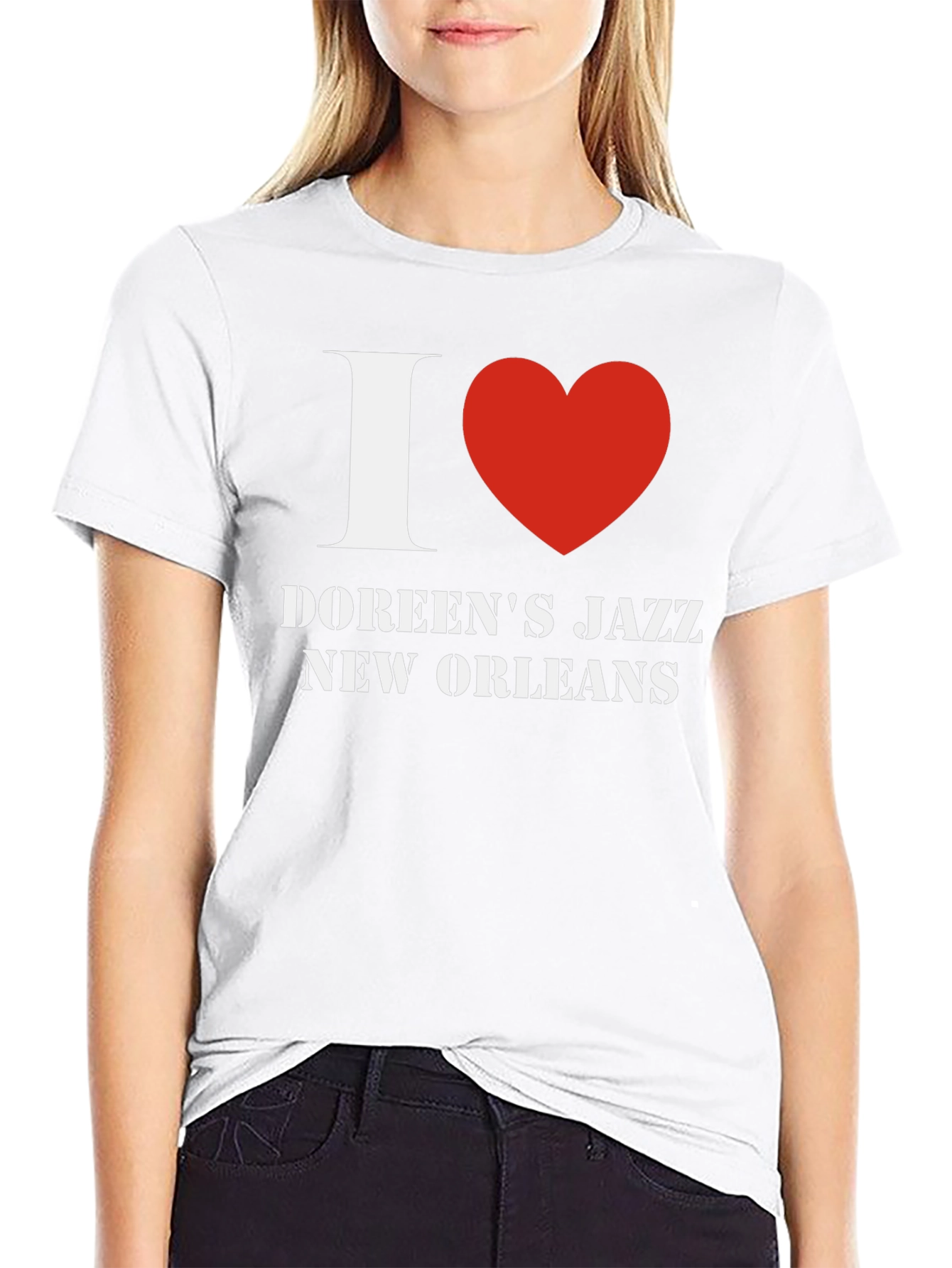 Doreens Jazz New Orleans T-Shirt - Black