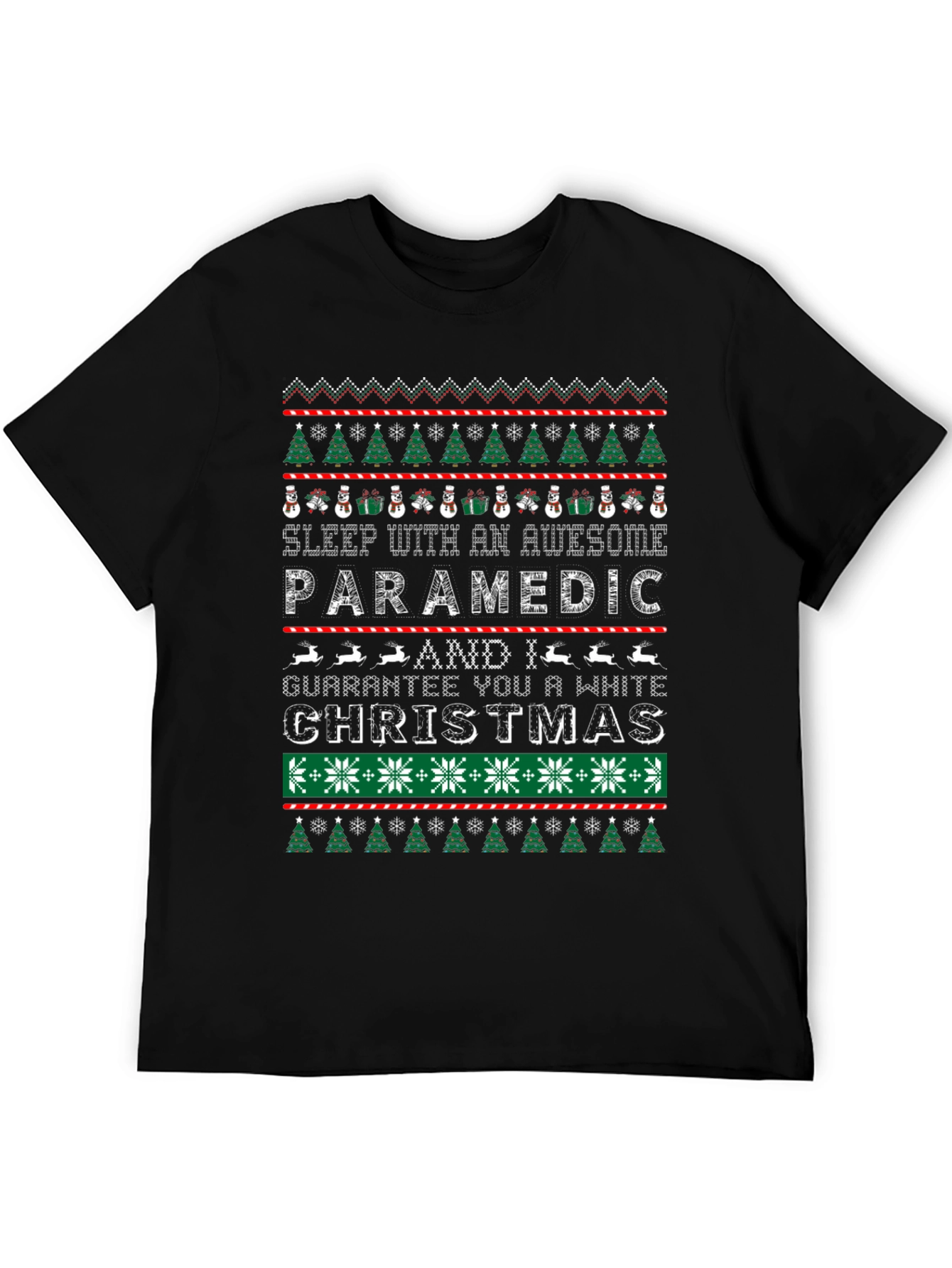 Awesome Paramedic Ugly Christmas Sweater T-Shirt