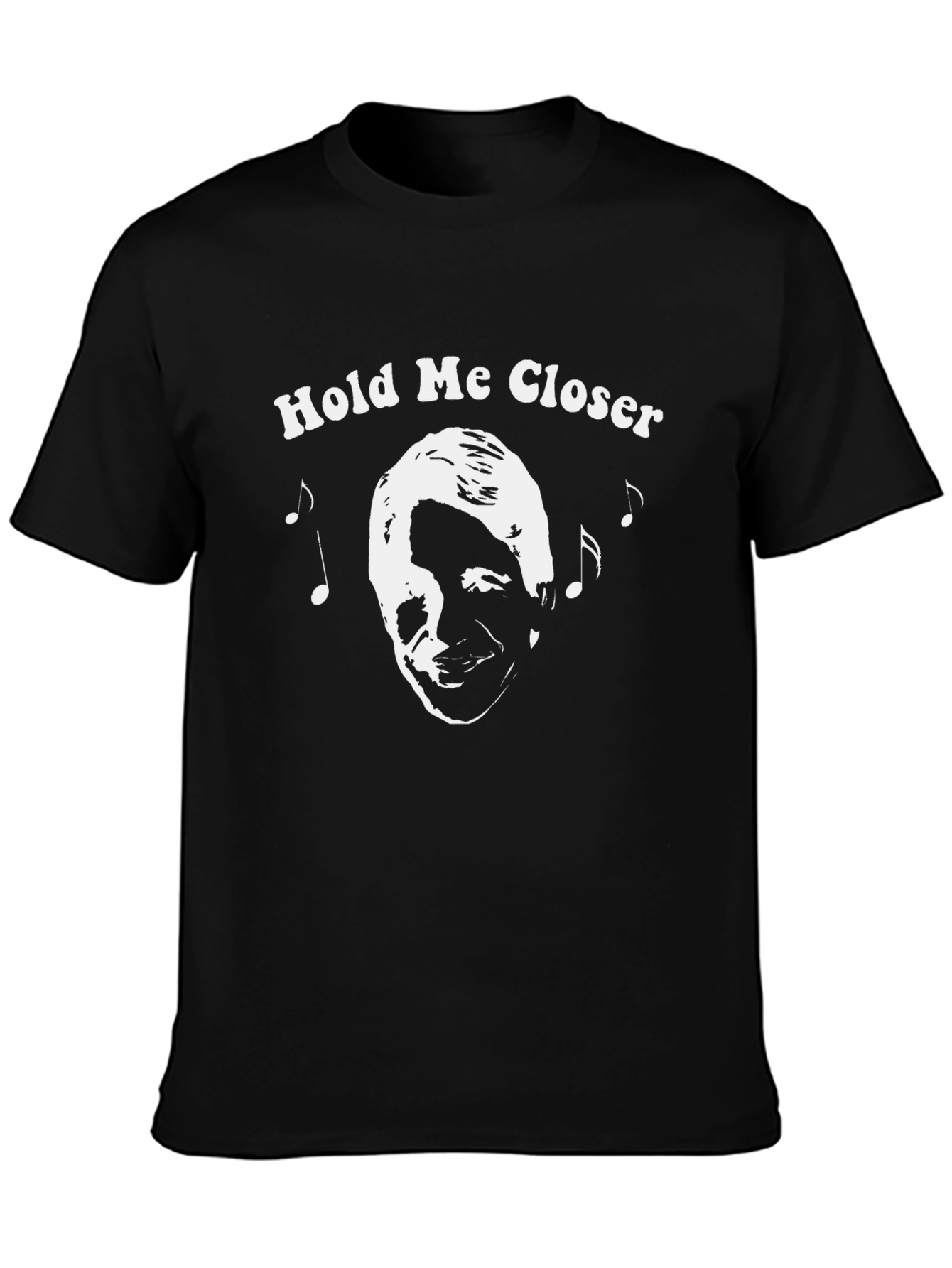 Hold Me Closer Graphic T-Shirt - Black Cotton Tee