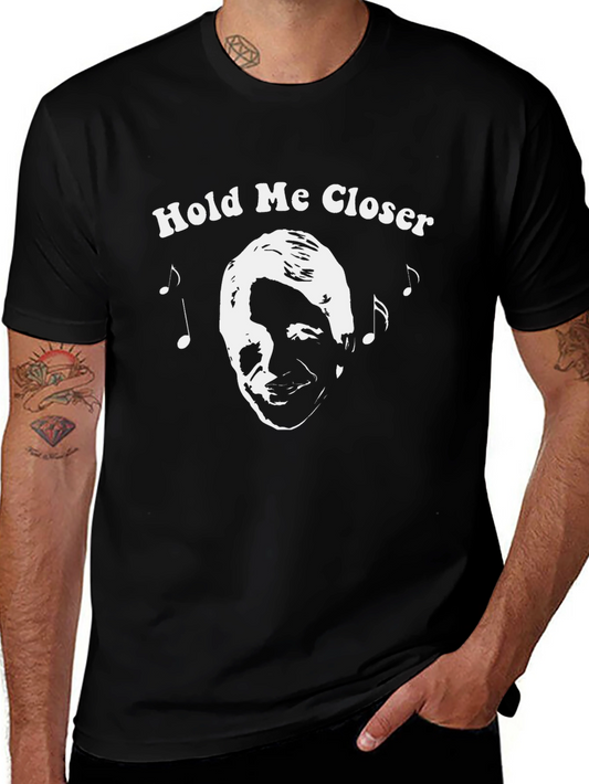 Hold Me Closer Graphic T-Shirt - Black Cotton Tee