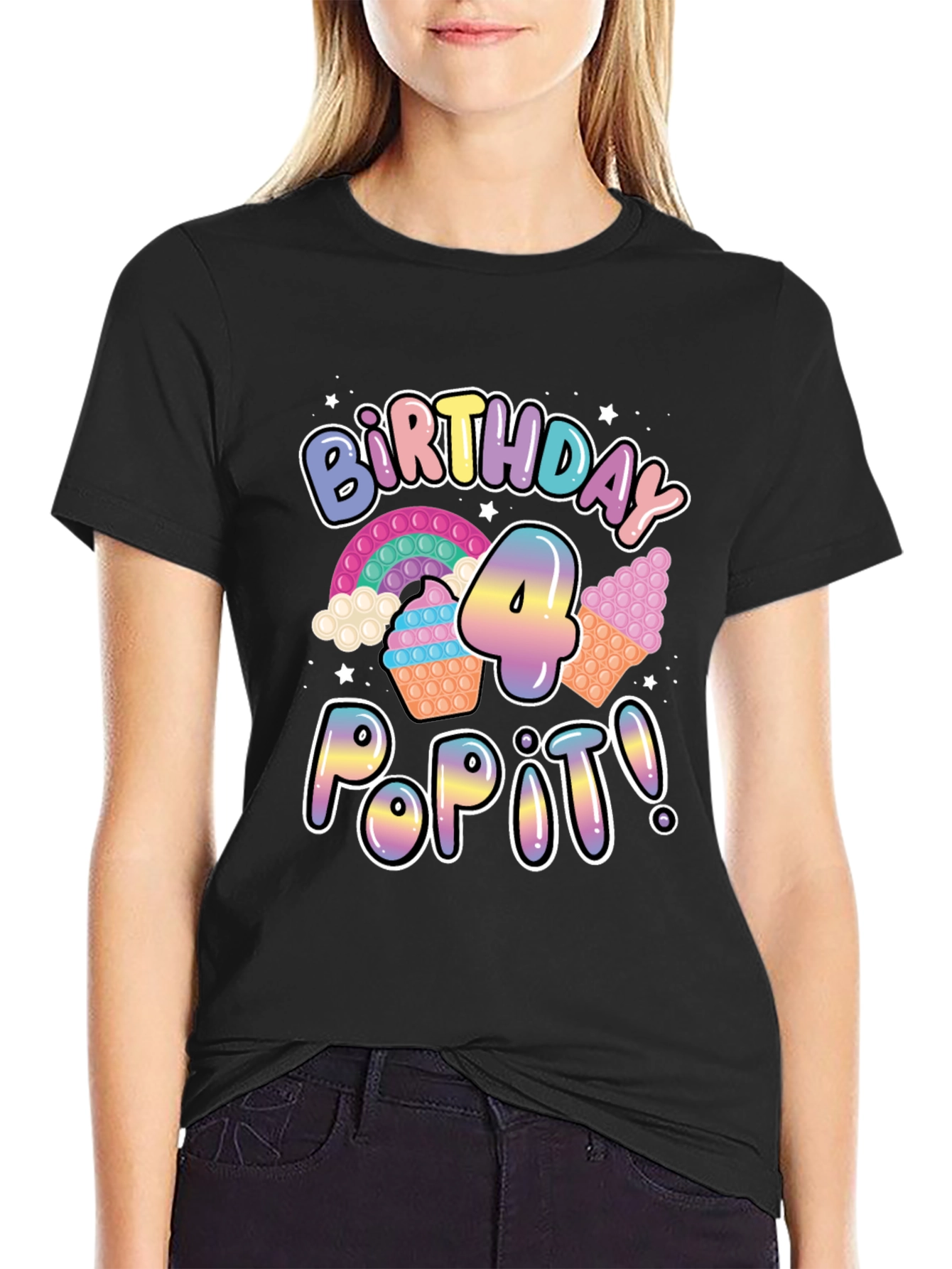 Birthday Pop It! 4 T-Shirt