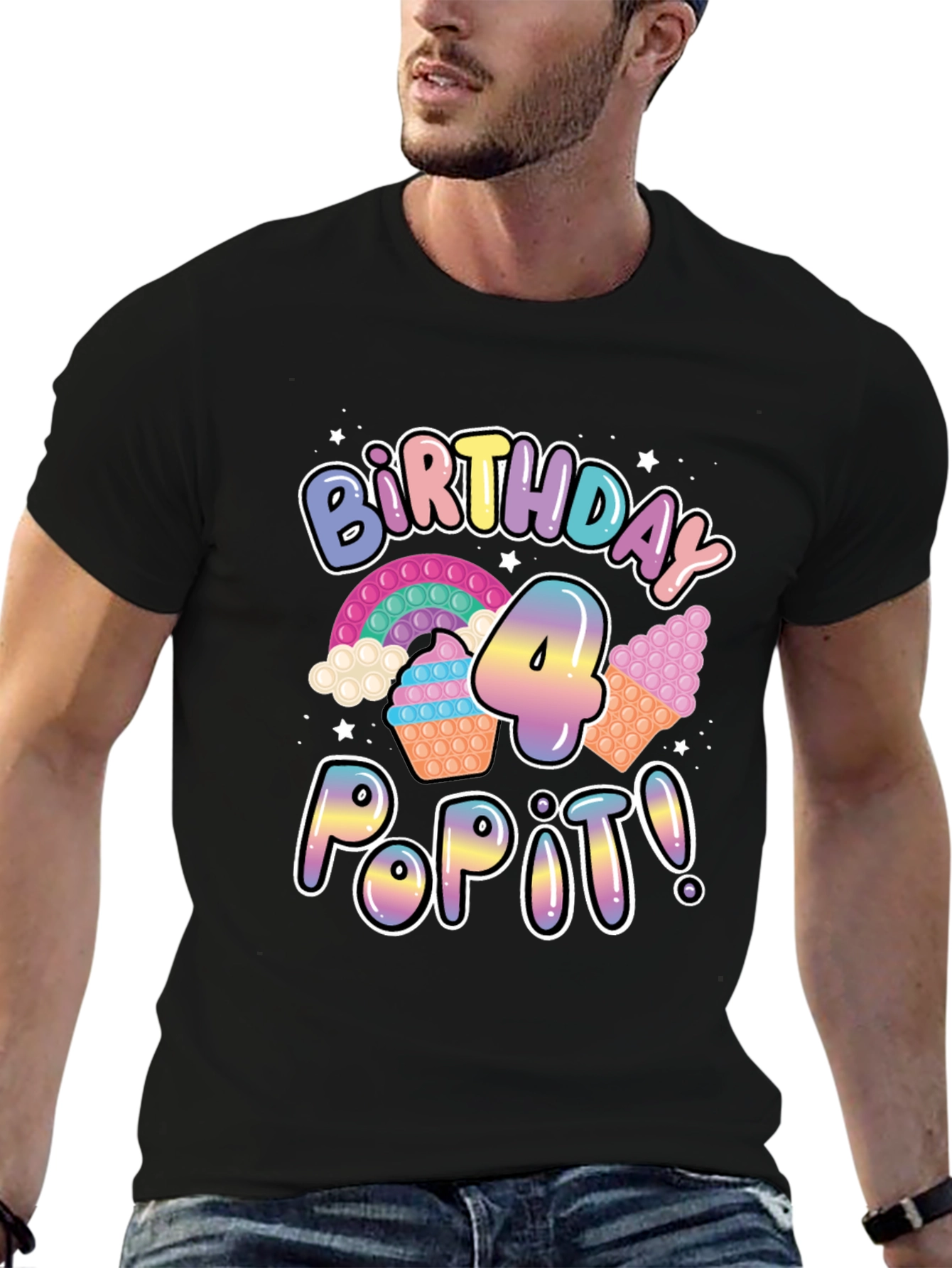 Birthday Pop It! 4 T-Shirt