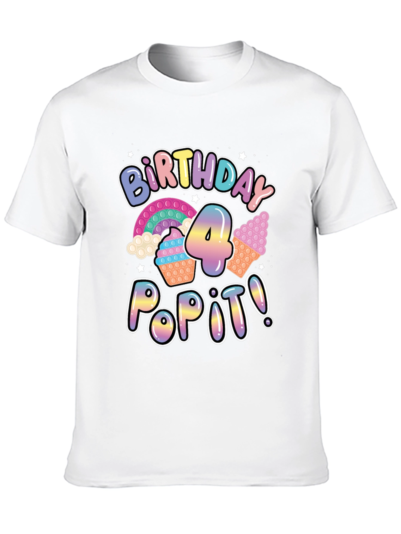 Birthday Pop It! 4 T-Shirt
